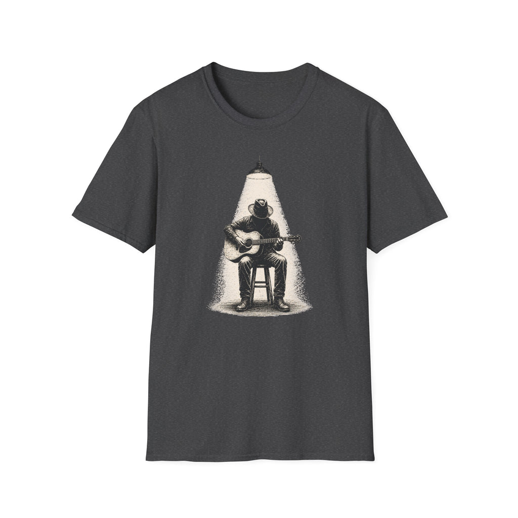 Blues Player In Spot Light T-Shirt