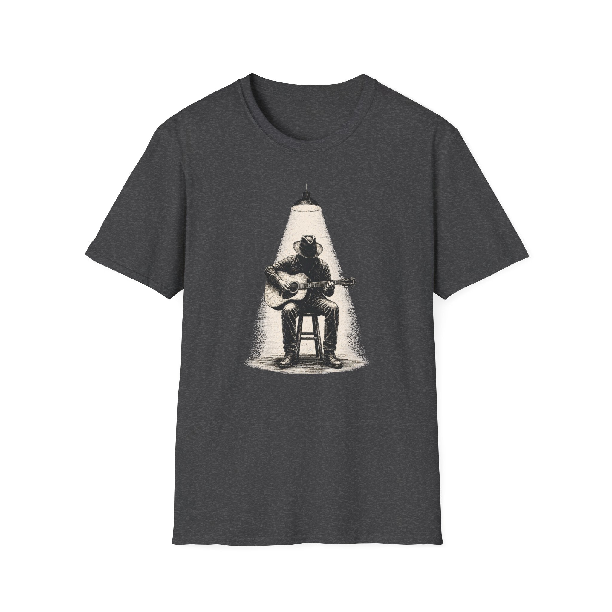 Blues Player In Spot Light T-Shirt