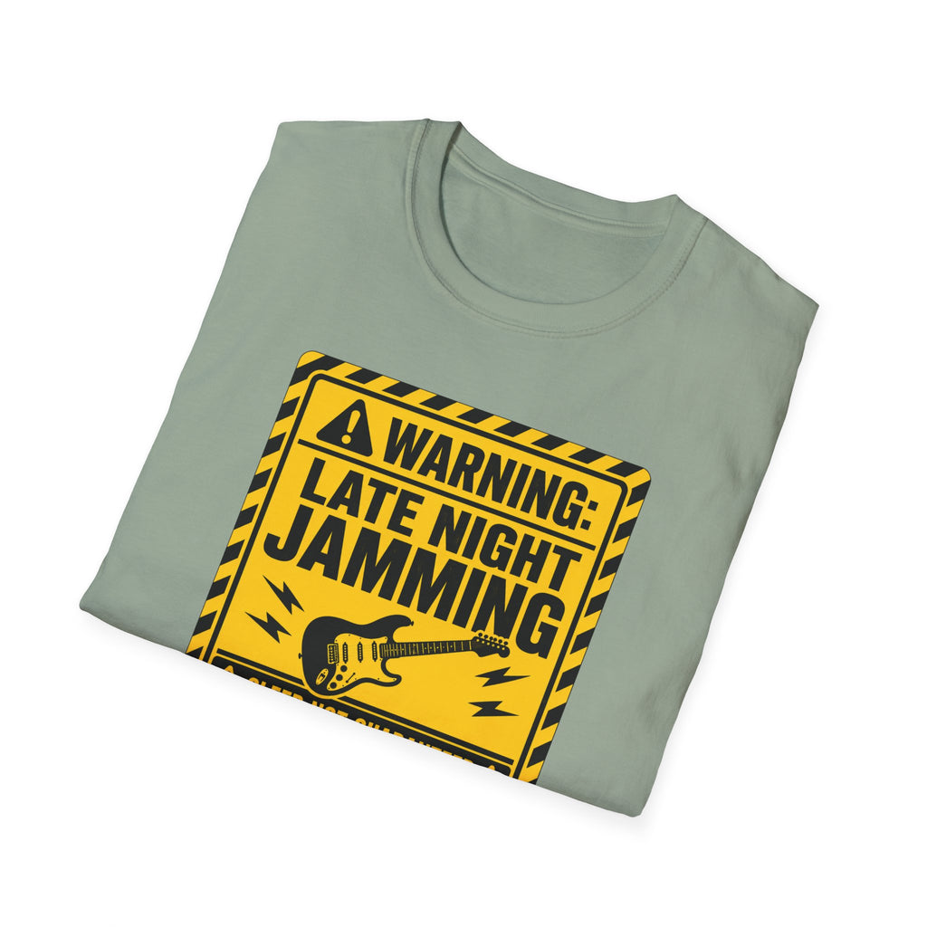 Warning Late Night Jamming T-Shirt