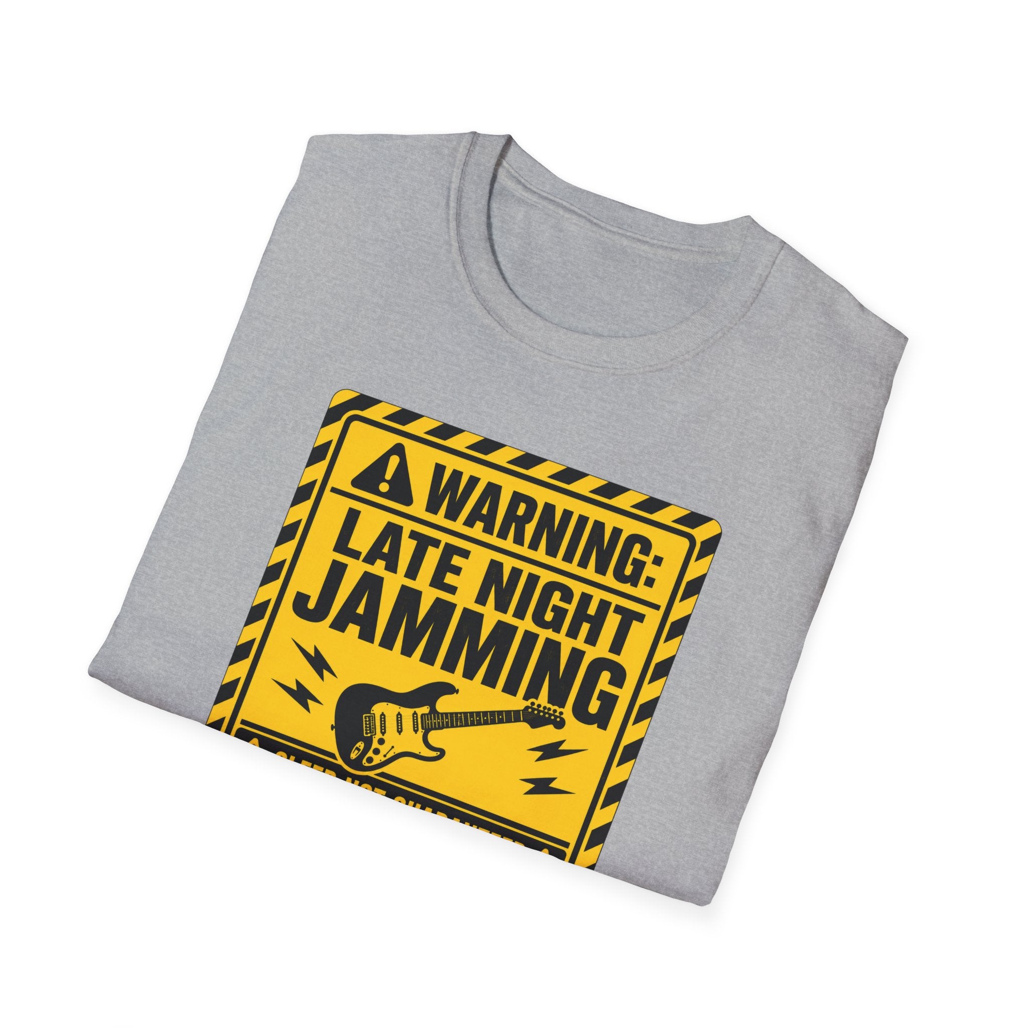 Warning Late Night Jamming T-Shirt