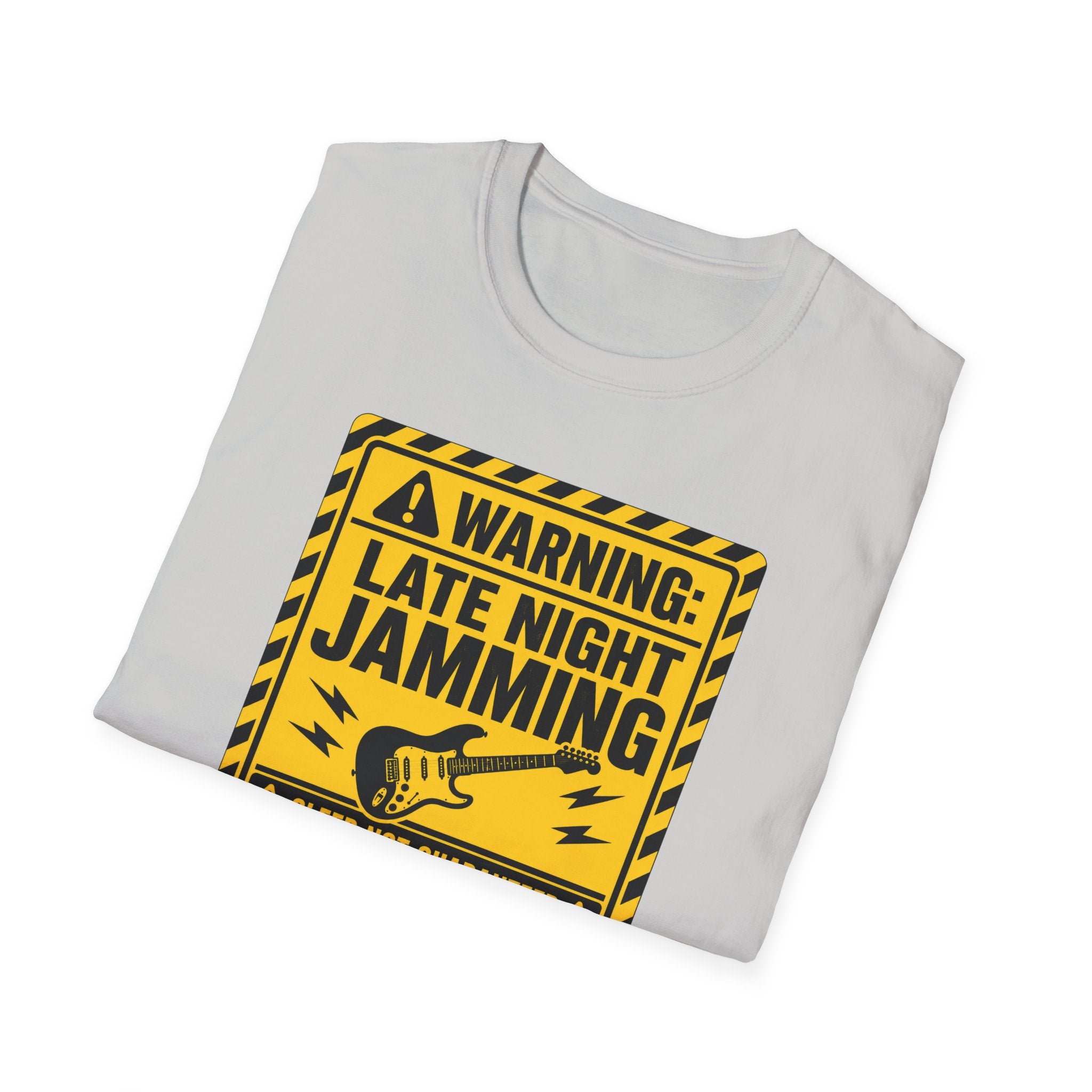 Warning Late Night Jamming T-Shirt