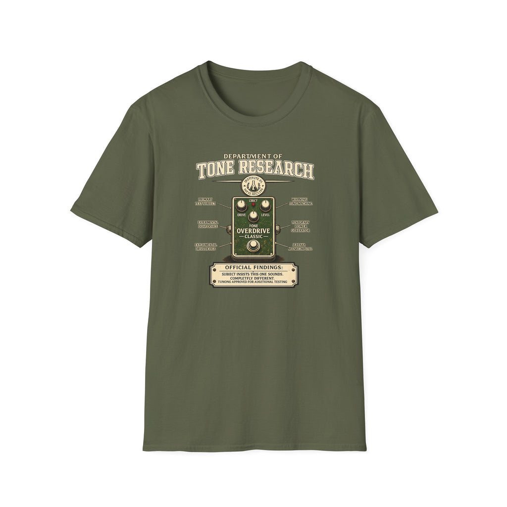 Department Of Tone Research Overdrive T-Shirt