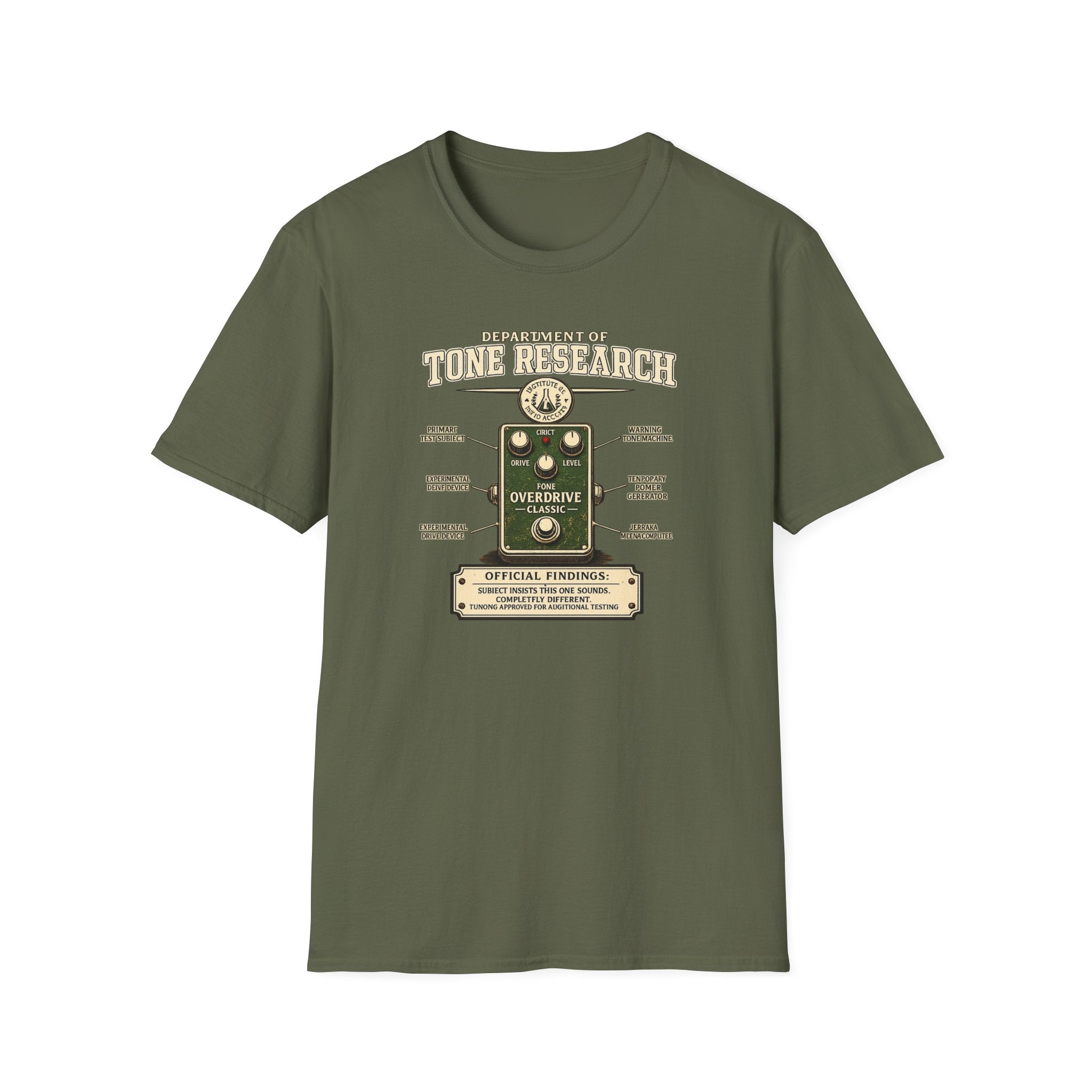 Department Of Tone Research Overdrive T-Shirt