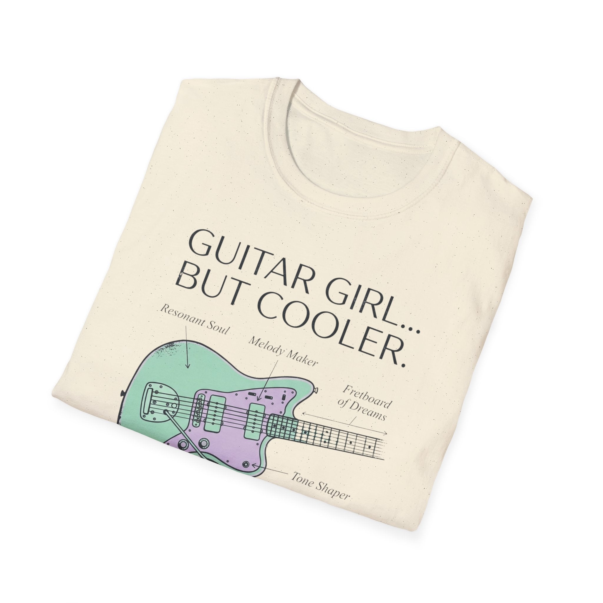 Guitar Girl But Cooler T-Shirt
