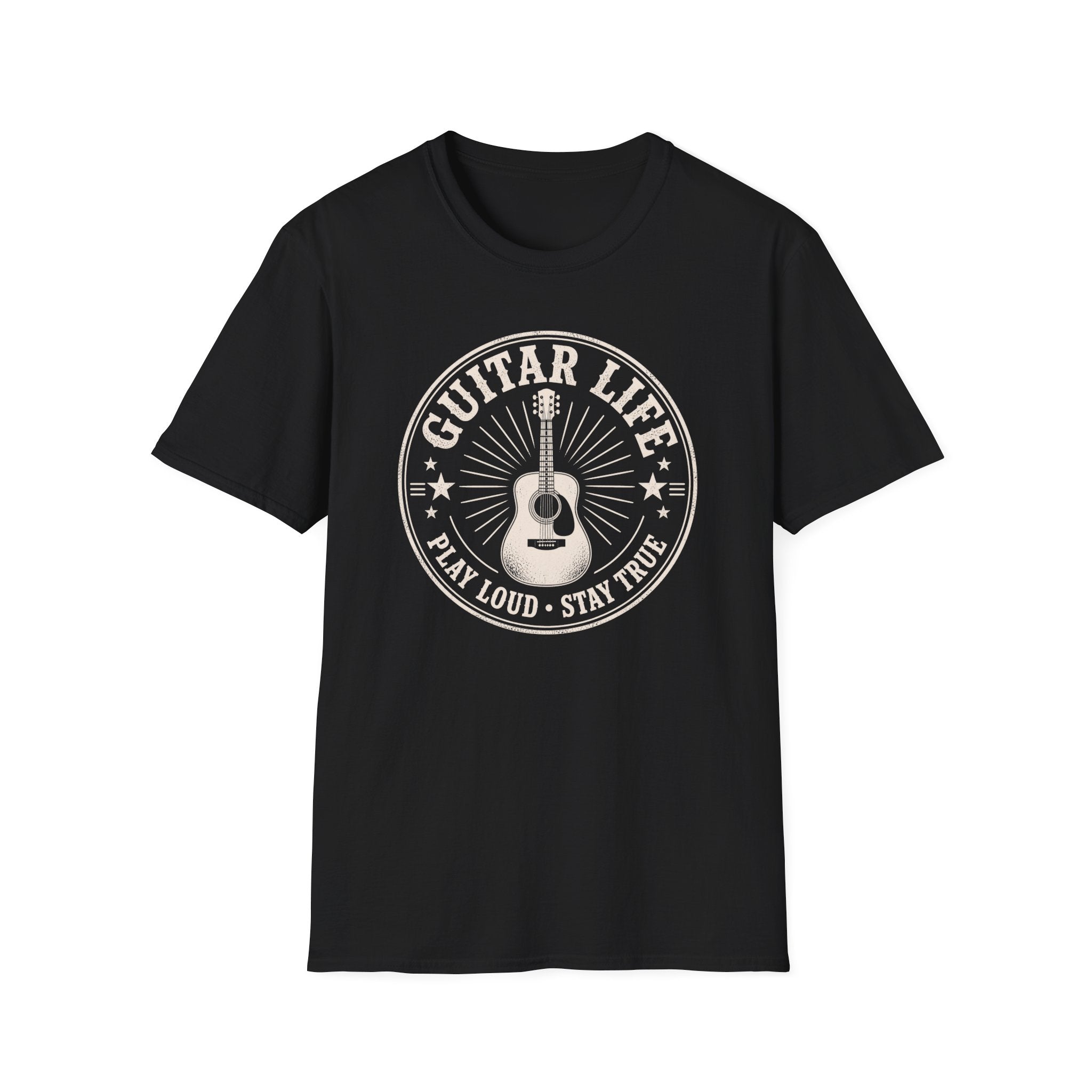 Guitar Player Play Loud Stay True T-Shirt
