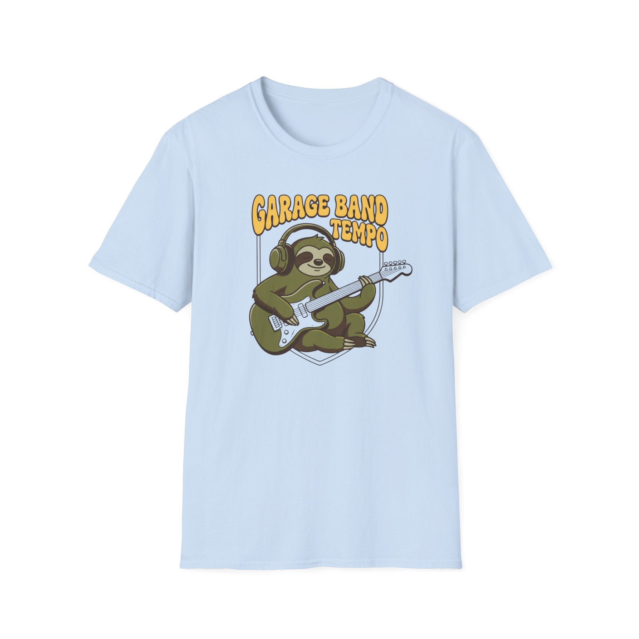 Sloth Garage Band Tempo T-Shirt