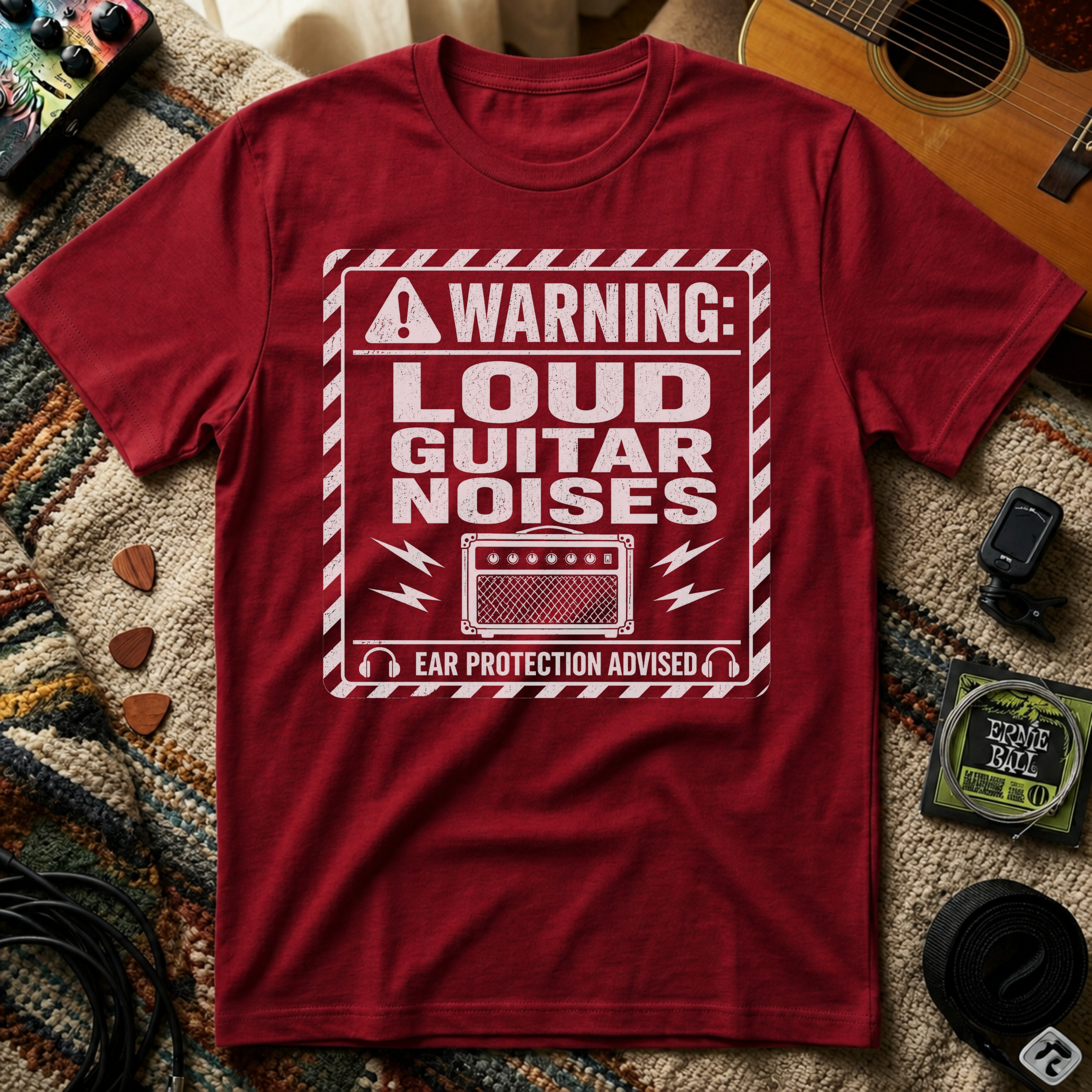 Warning Loud Guitar Noises T-Shirt
