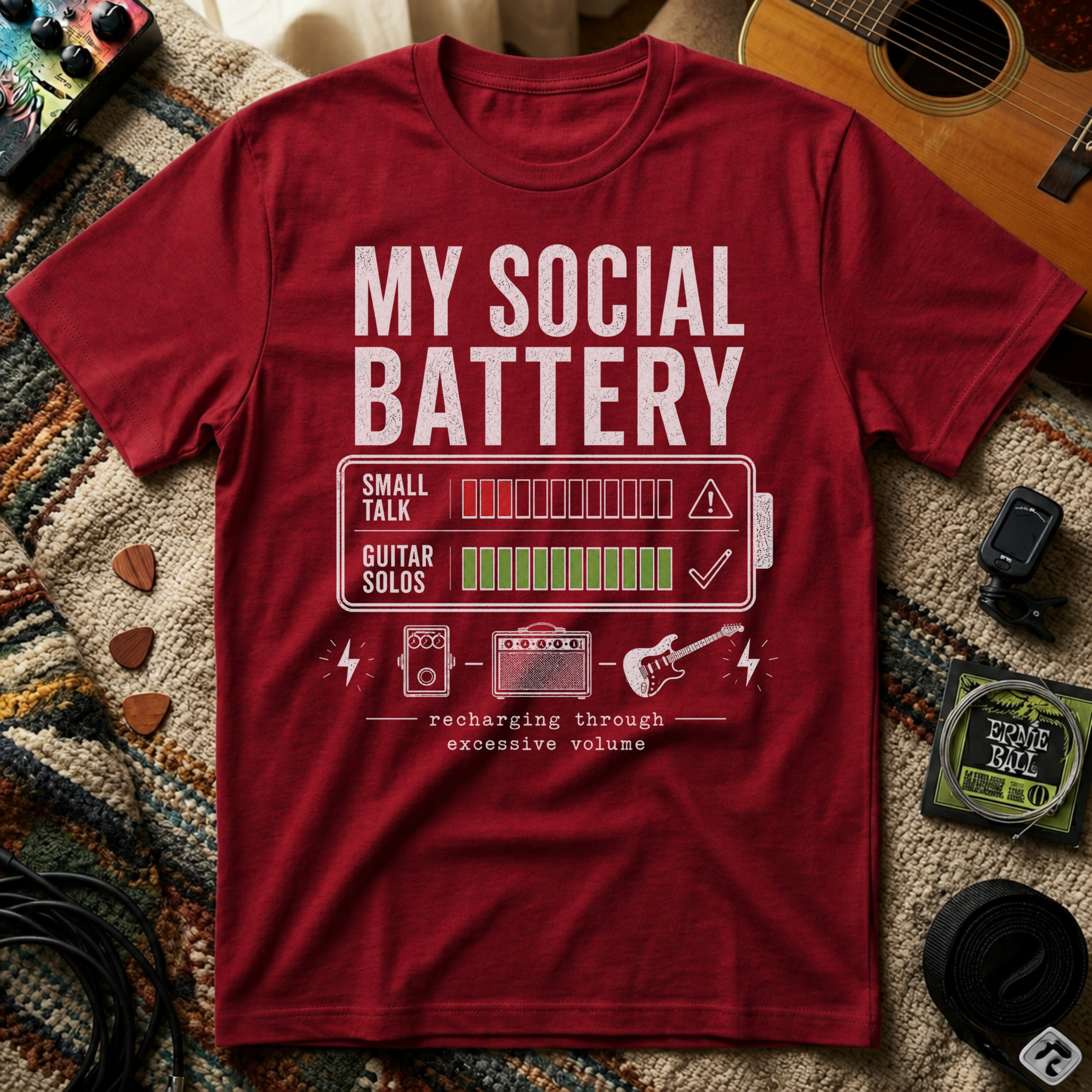 My Social Battery 2T-Shirt