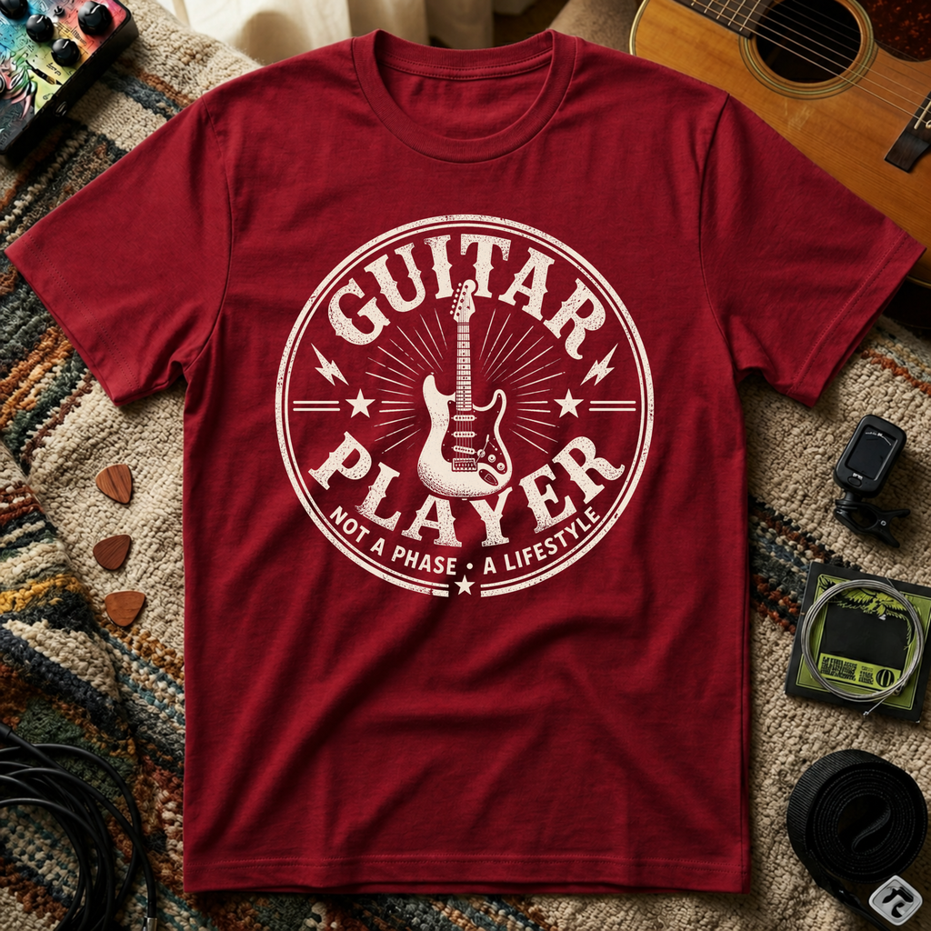 Guitar Player Not A Phase A Life Style T-Shirt