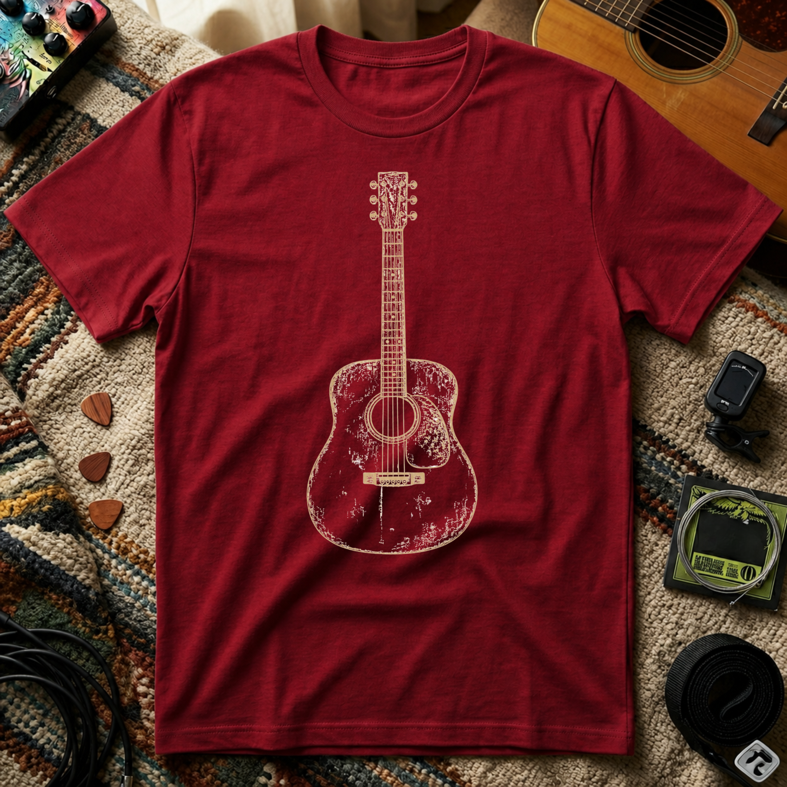 Faded Guitar T-Shirt