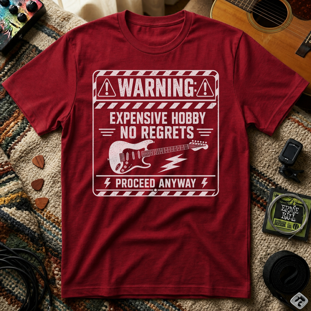 Warning Expensive Hoppy No Regrets T-Shirt