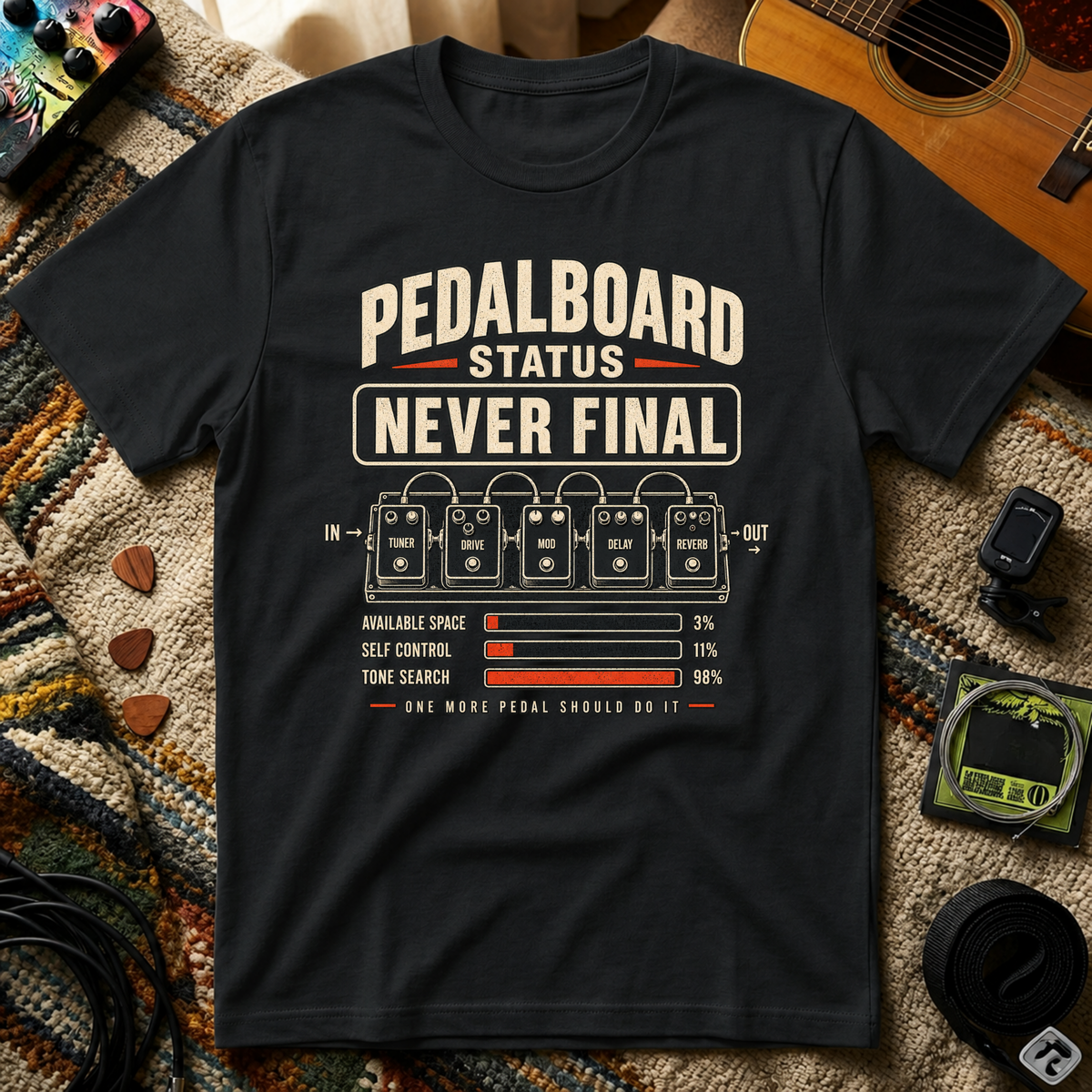 Pedalboard Status T-Shirt