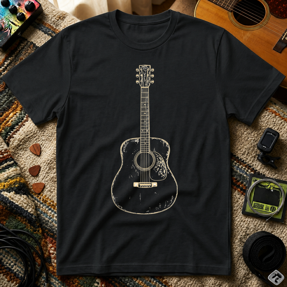 Faded Guitar T-Shirt