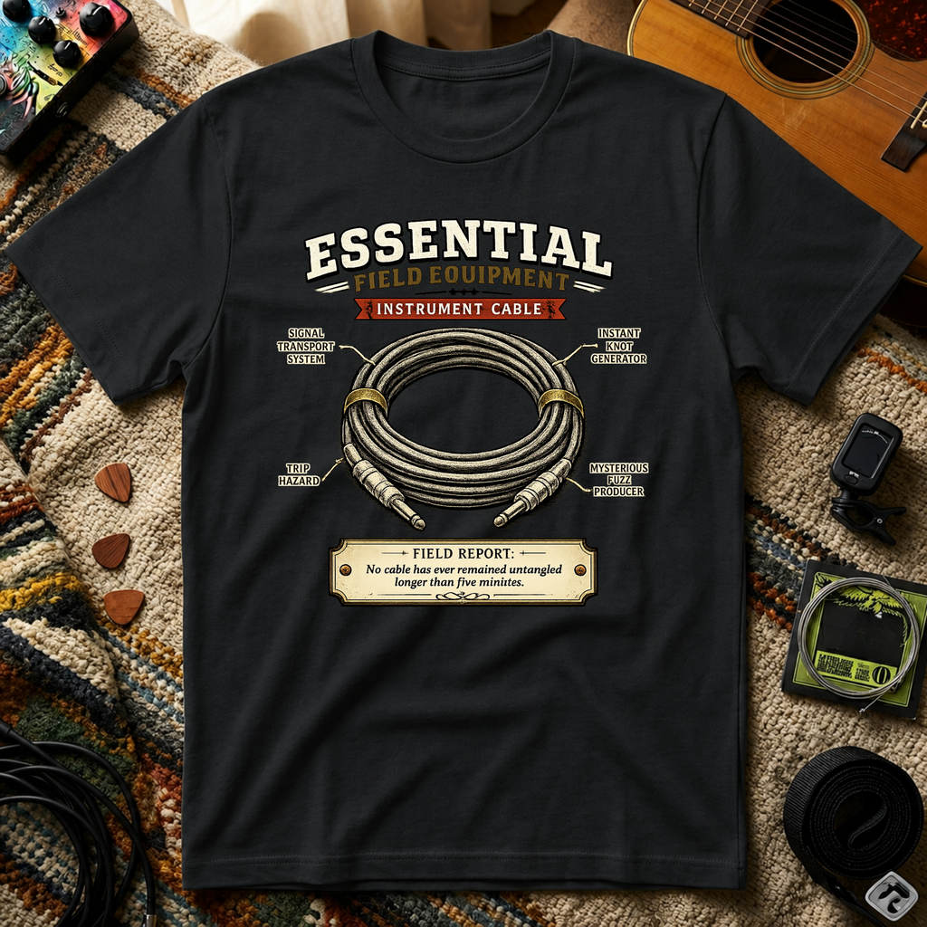 Essential Field Equipment Instrument Cable T-Shirt