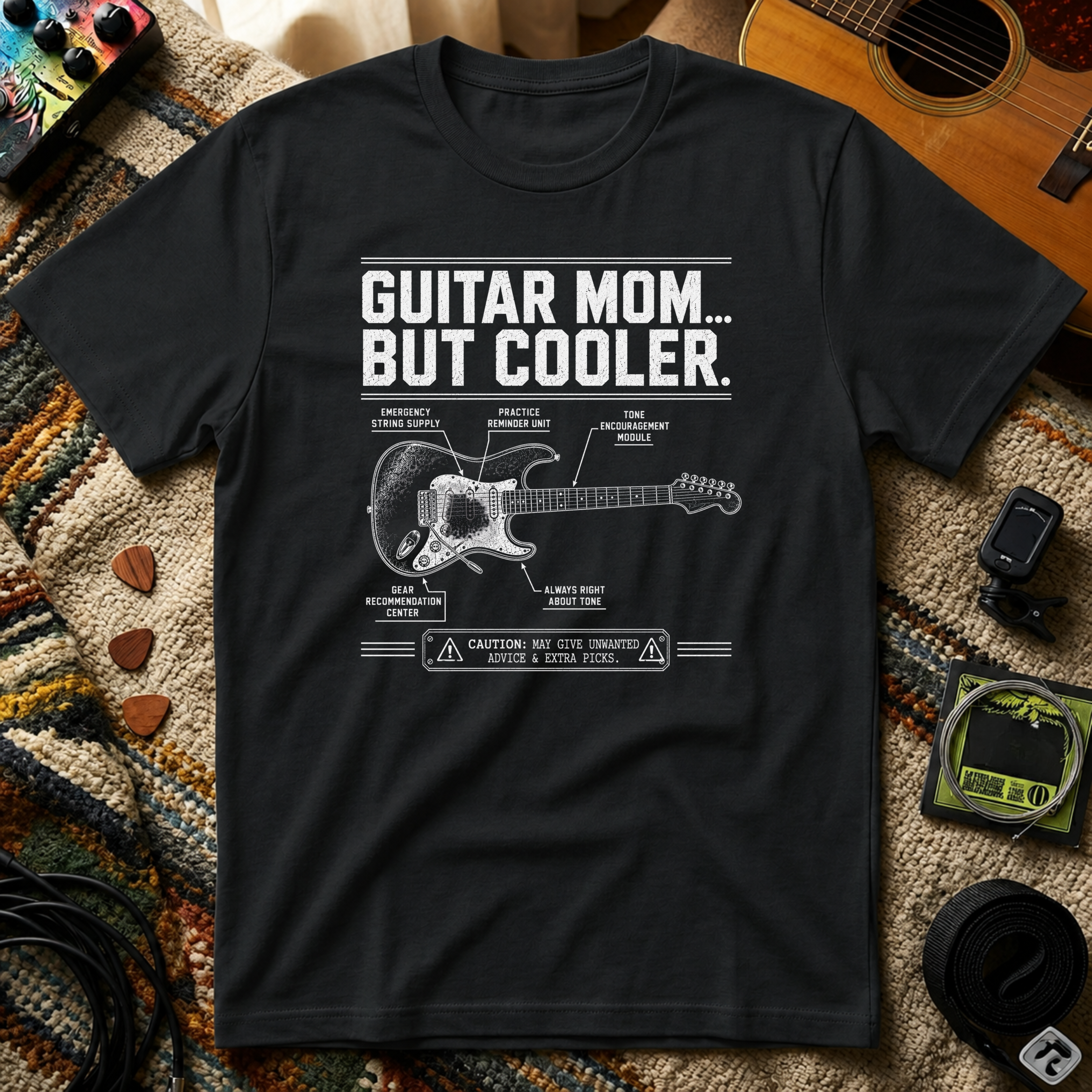 Guitar Mom But Cooler T-Shirt