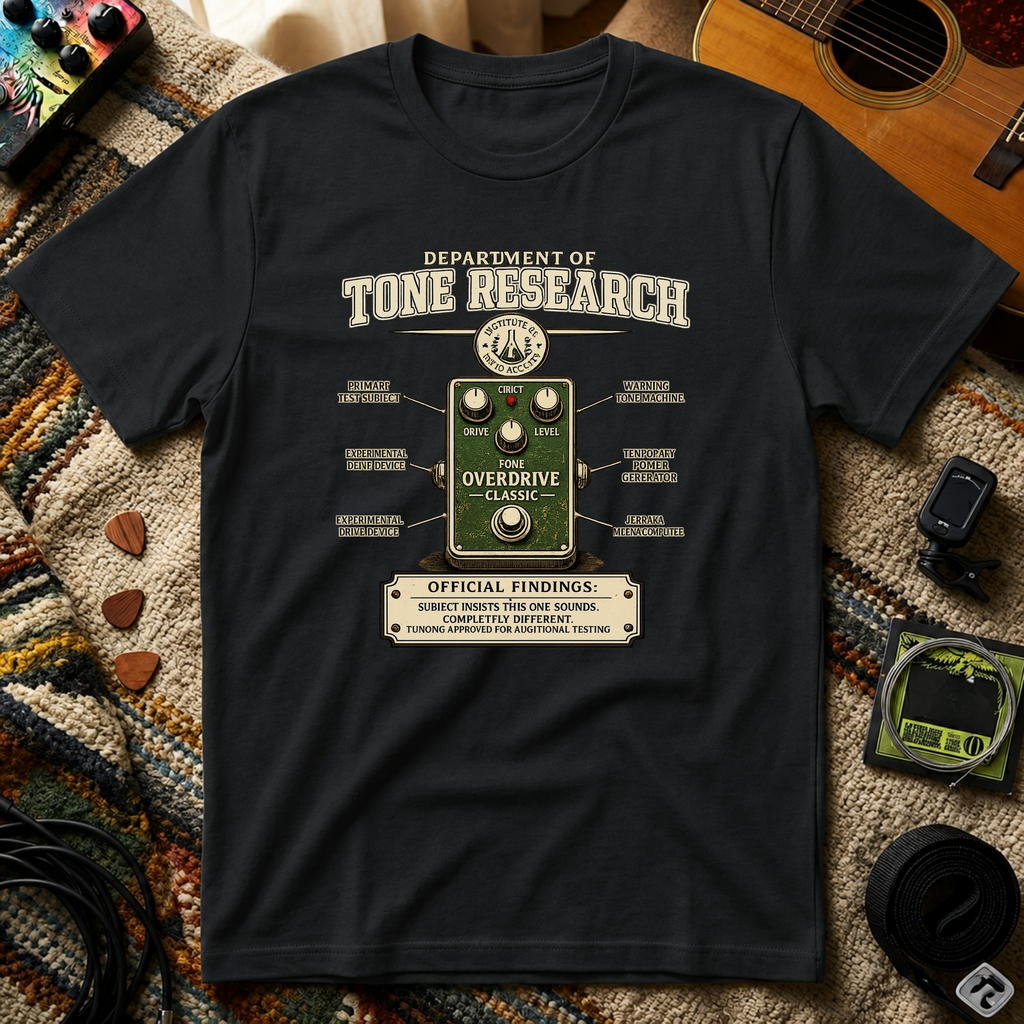 Department Of Tone Research Overdrive T-Shirt
