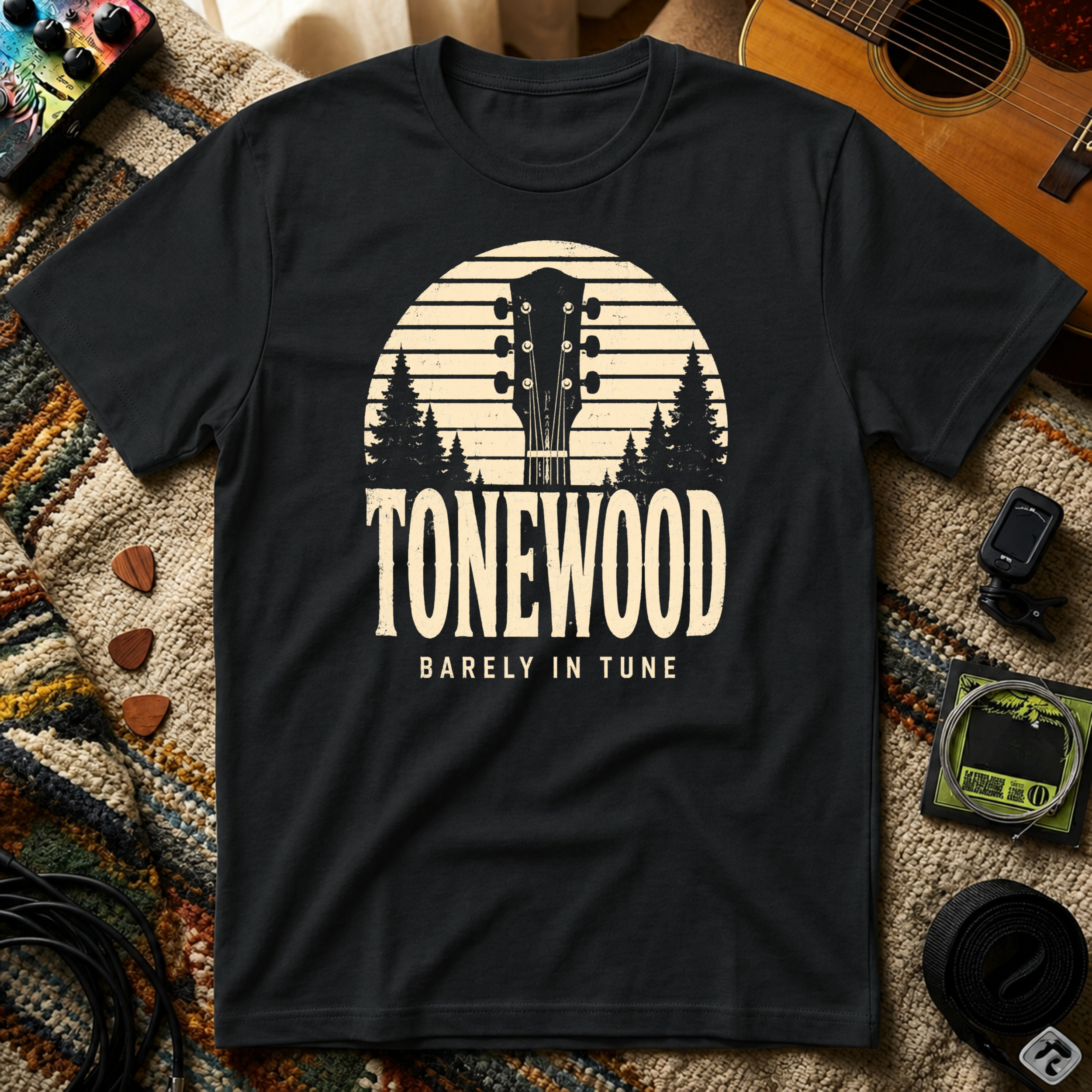 TONEWOOD With Headstock T-Shirt