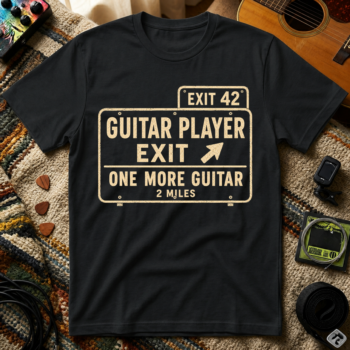 Guitar Player Exit T-Shirt