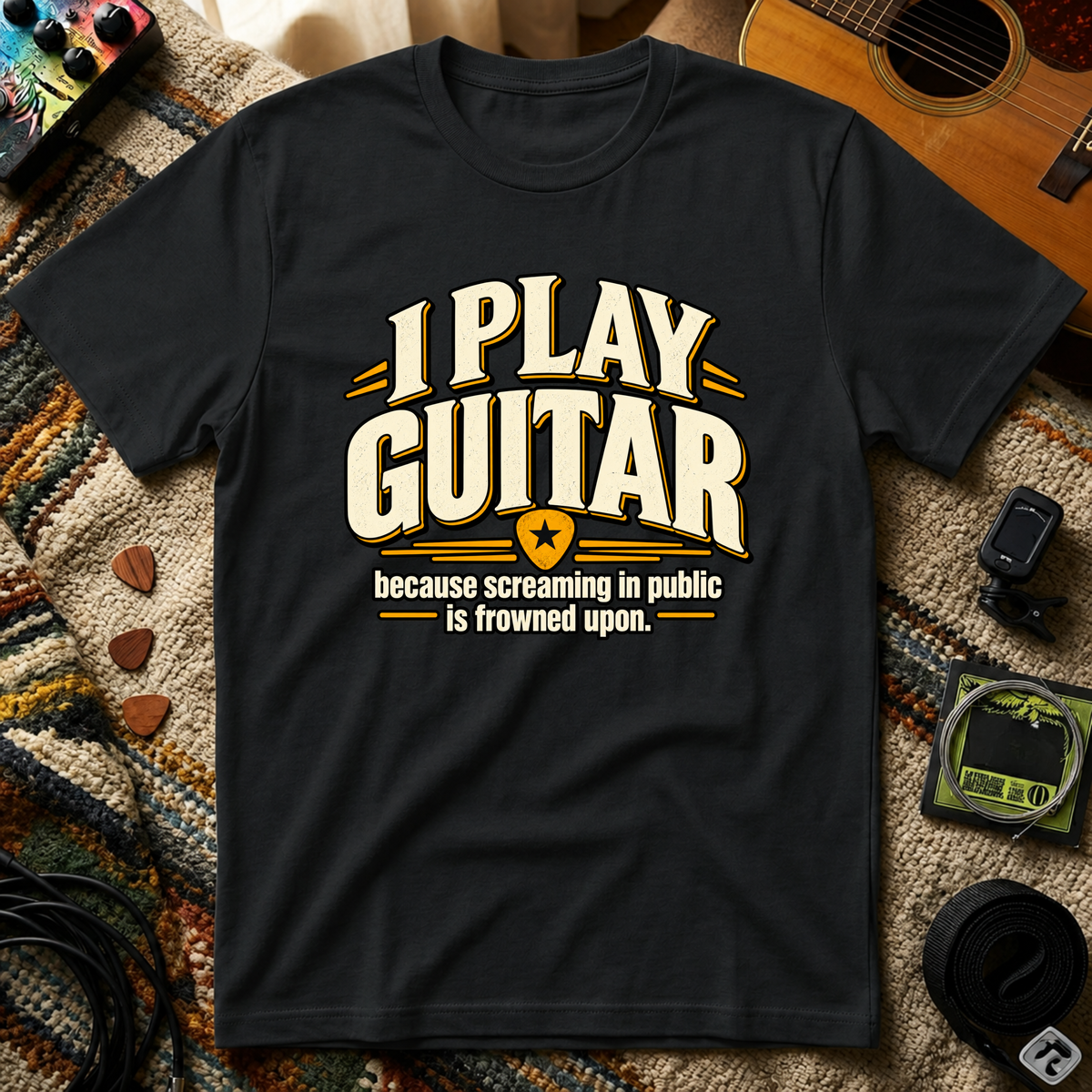 I Play Guitar T-Shirt