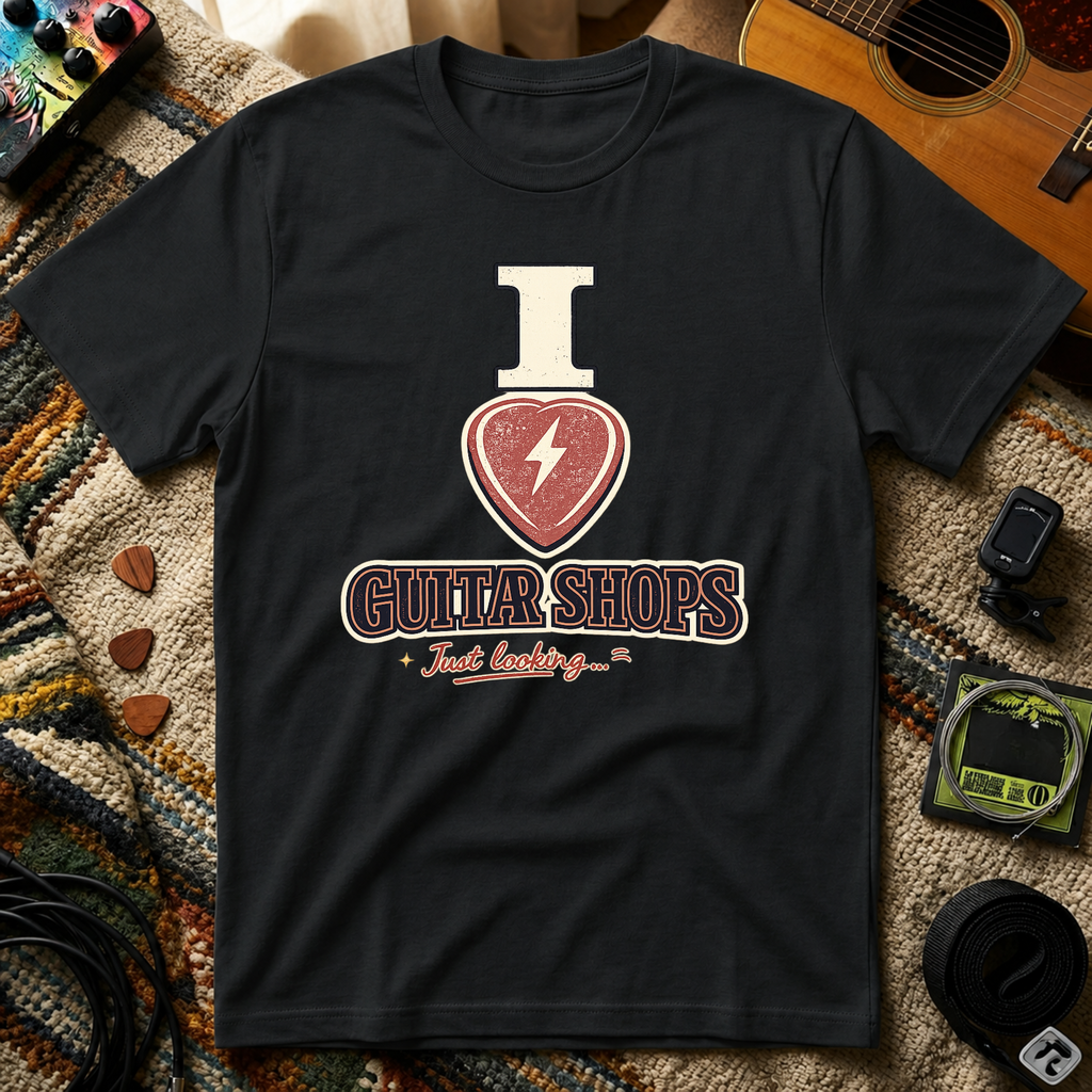 I ❤️ Guitar Shops T-Shirt