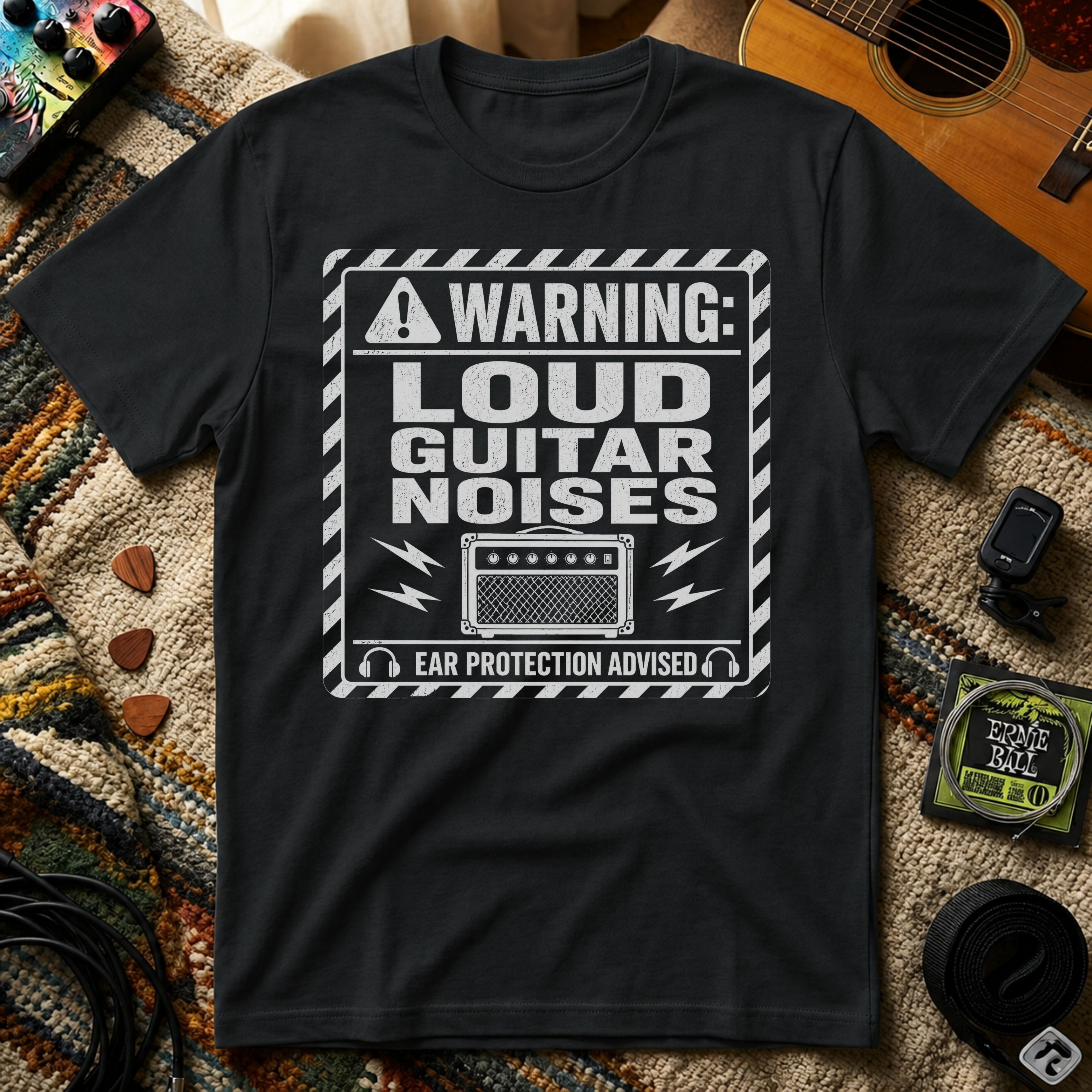 Warning Loud Guitar Noises T-Shirt