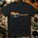 Guitar Woods Landscape T-Shirt