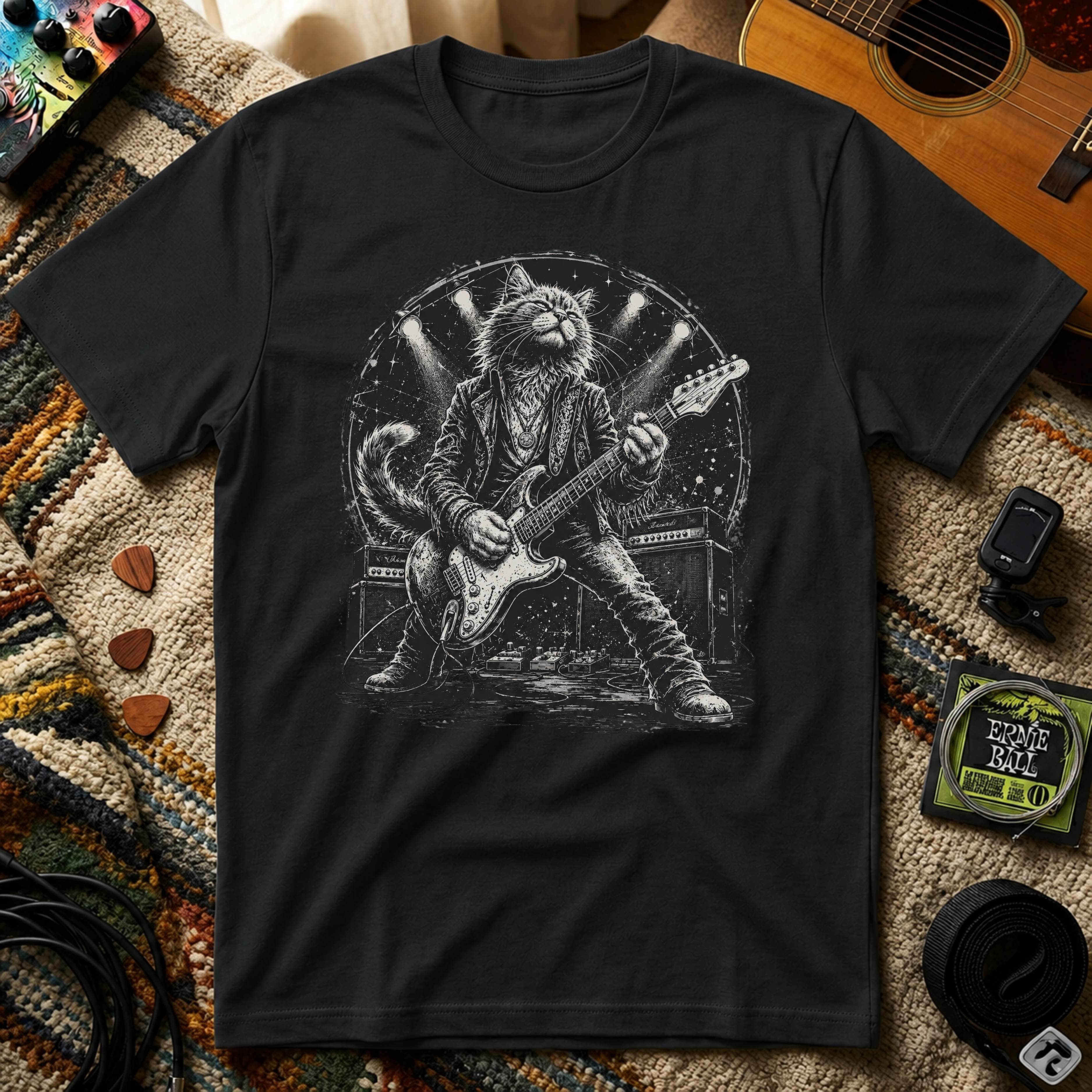 Cat Rock Star T-Shirt
