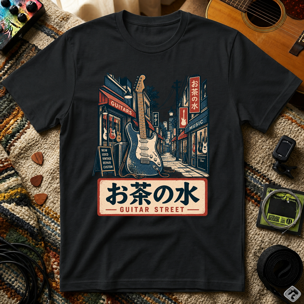 Japan Guitar Street T-Shirt
