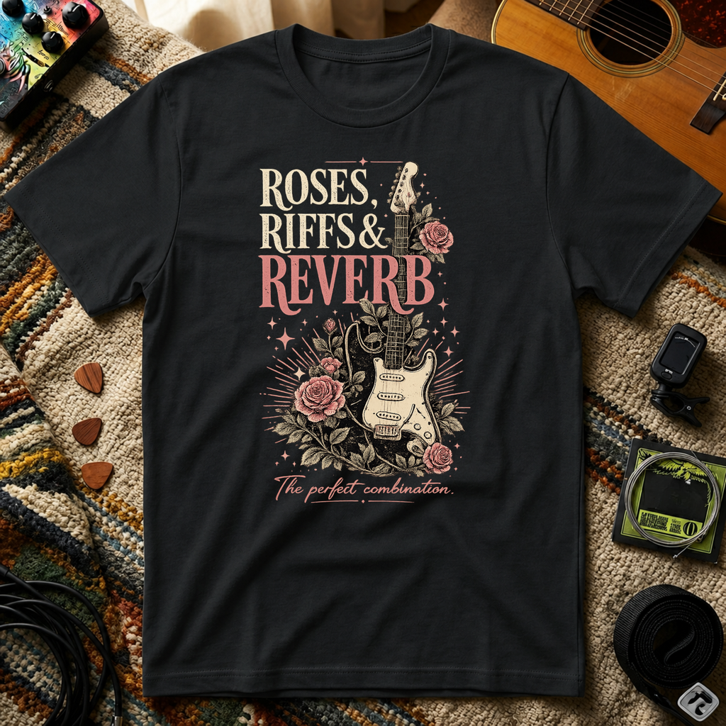 Roses Riffs & Reverb T-Shirt