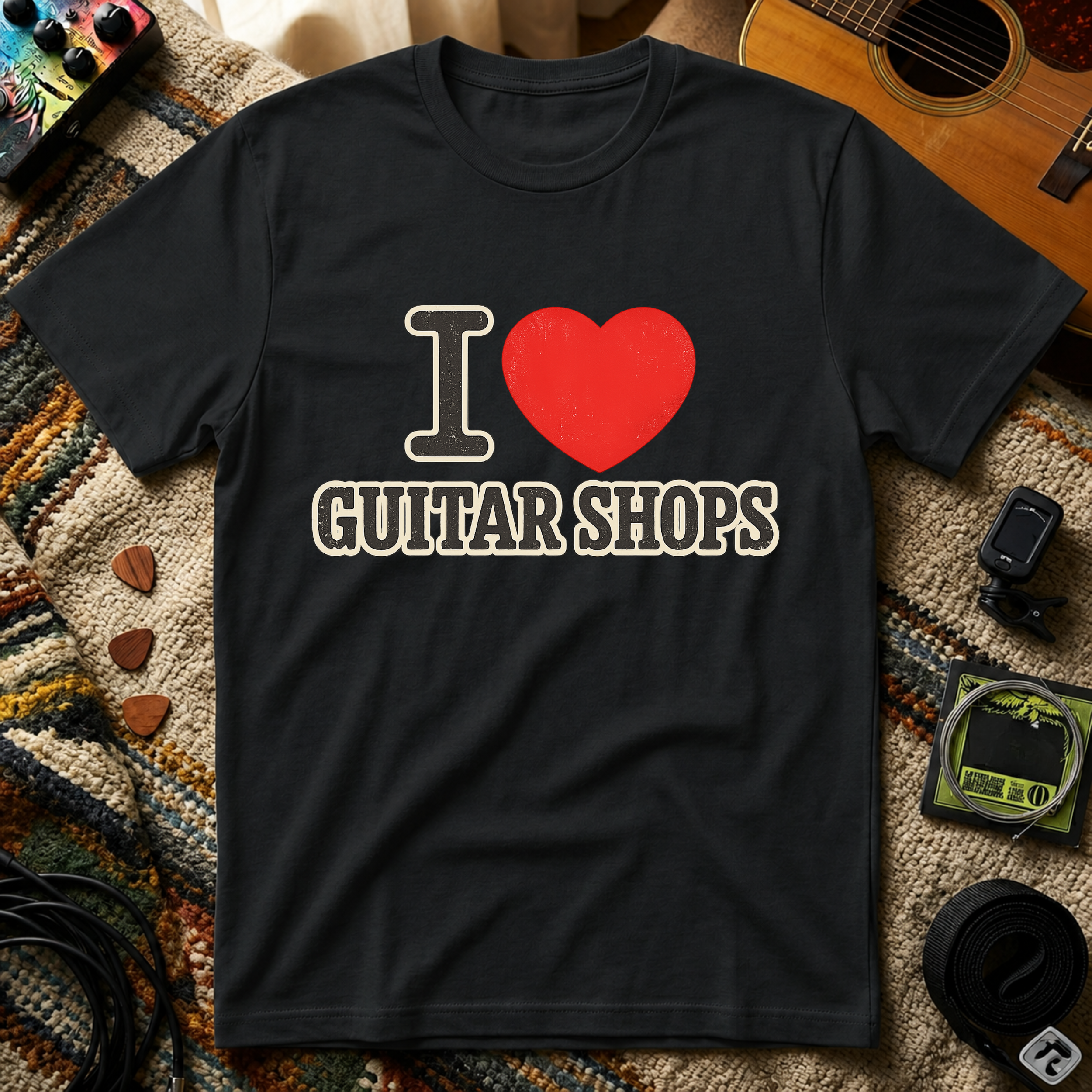 I ❤️ Guitar Shops T-Shirt