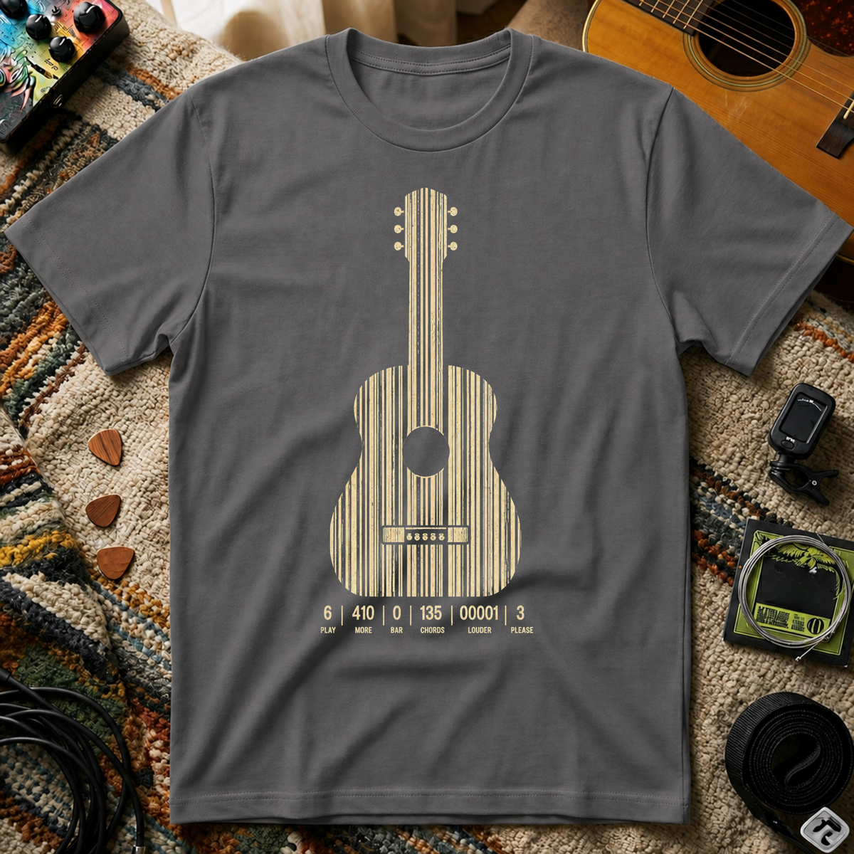 Guitar Bar Code T-Shirt