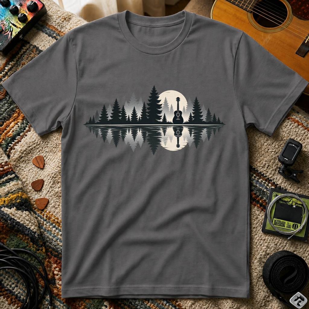 Guitar Lake Reflection T-Shirt