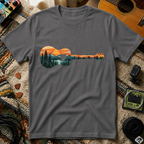 Guitar Woods Landscape T-Shirt