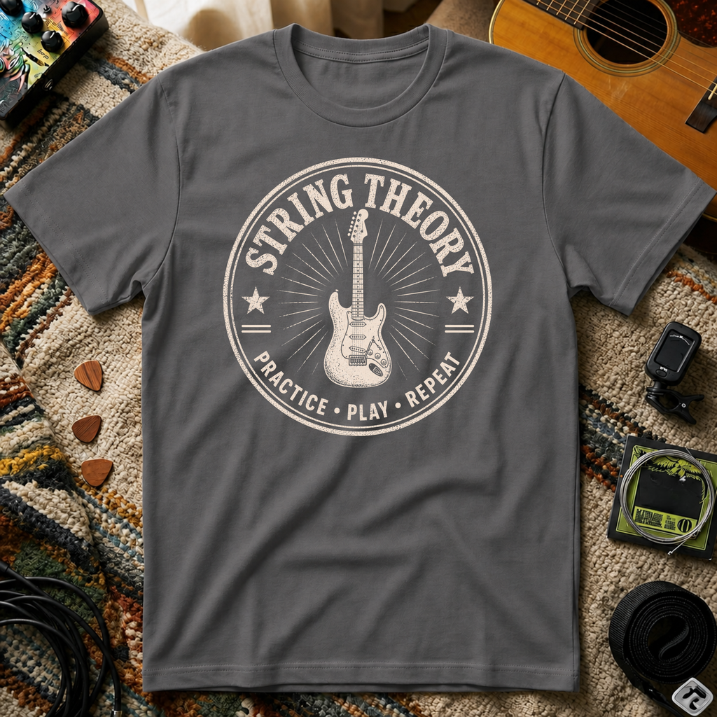 String Theory Practice Play Repeat T-Shirt