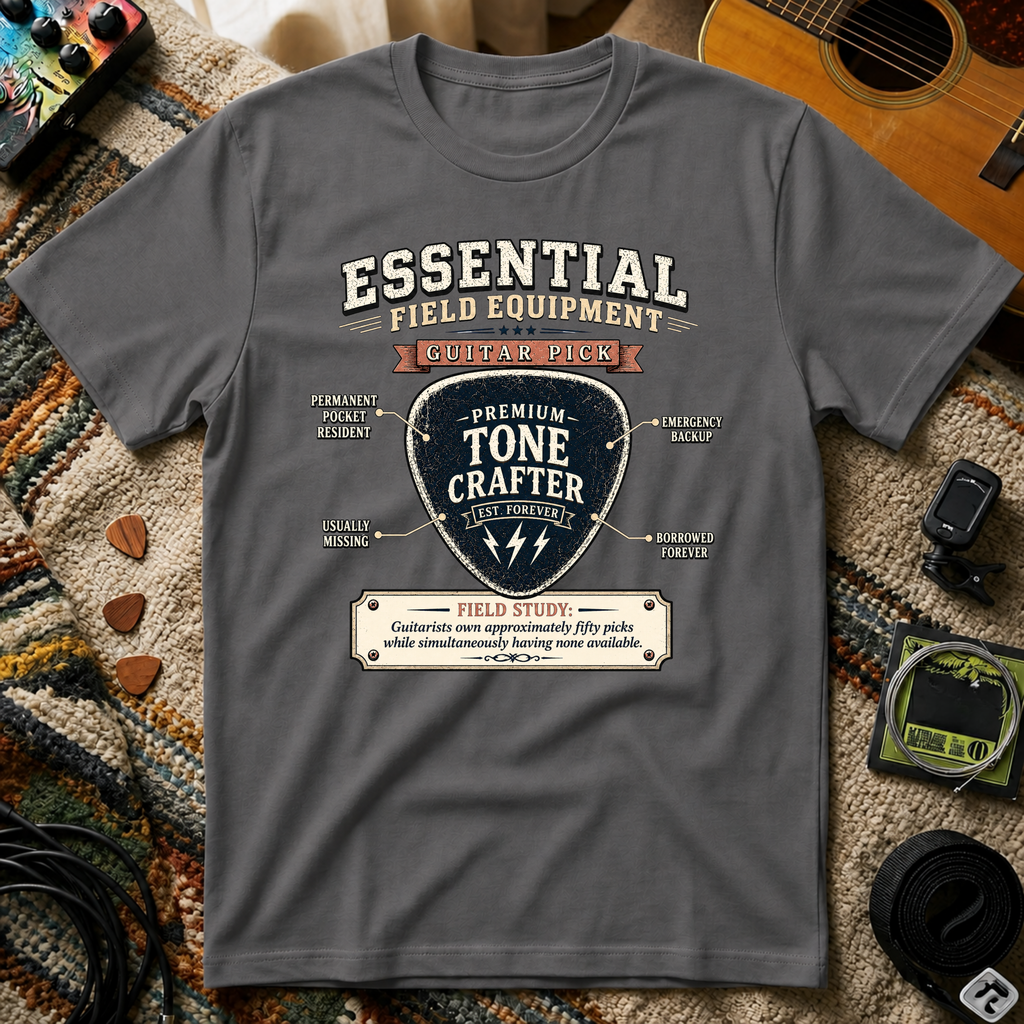 Essential Field Equipment Guitar Pick T-Shirt