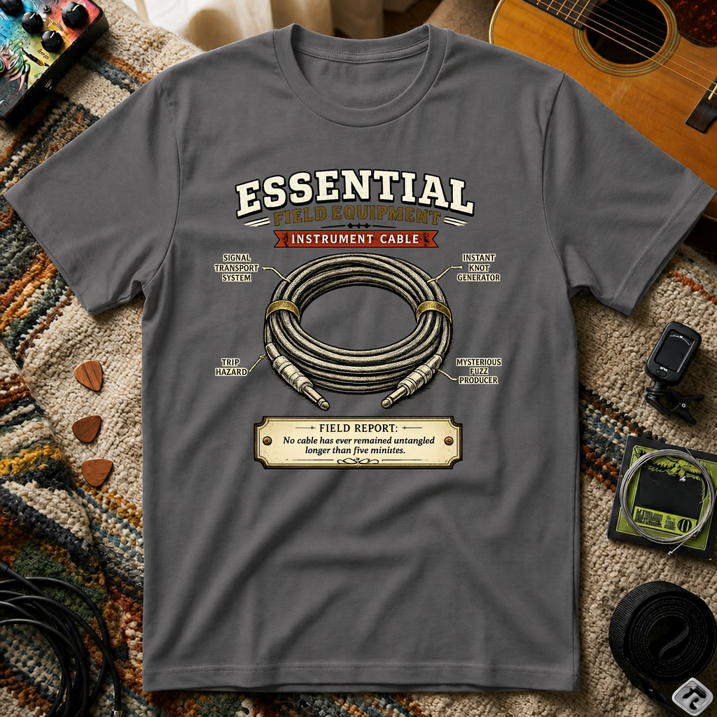 Essential Field Equipment Instrument Cable T-Shirt