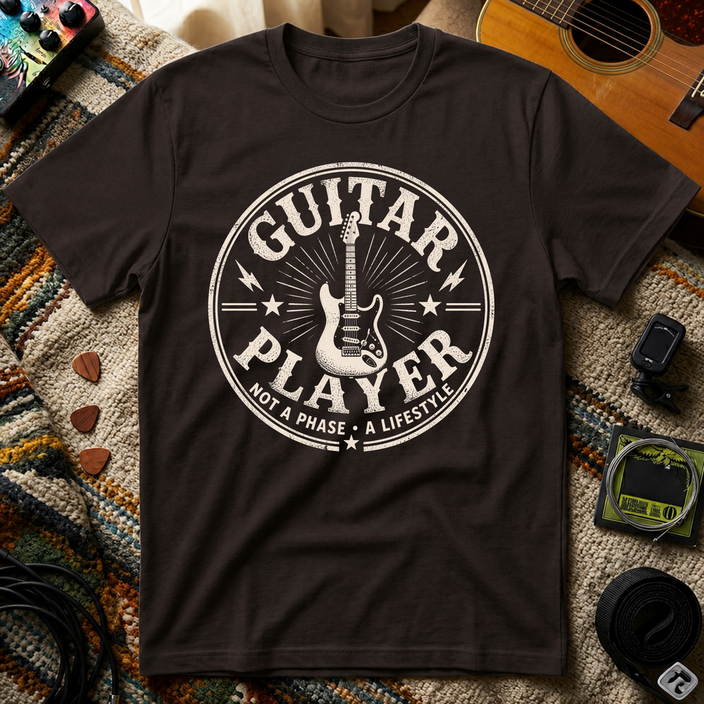 Guitar Player Not A Phase A Life Style T-Shirt