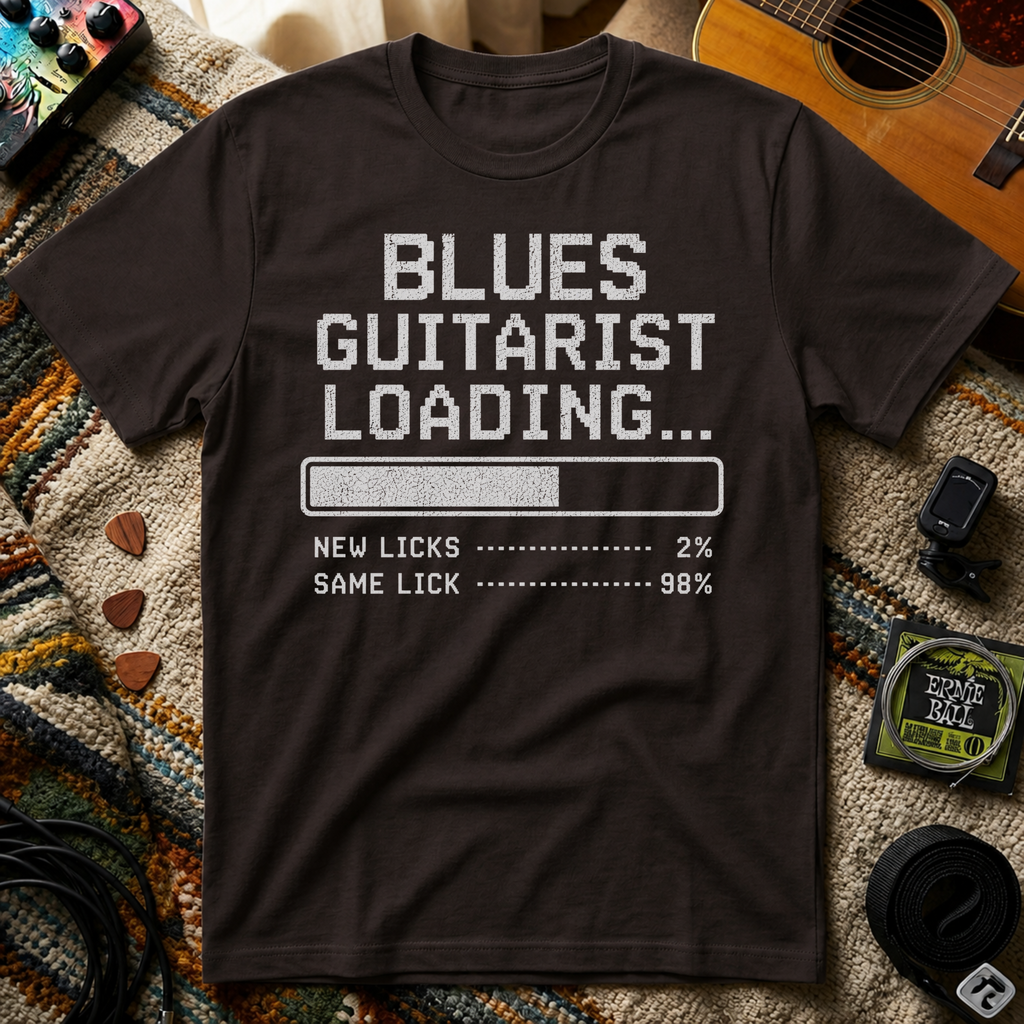 Blues Guitarist Loading T-Shirt