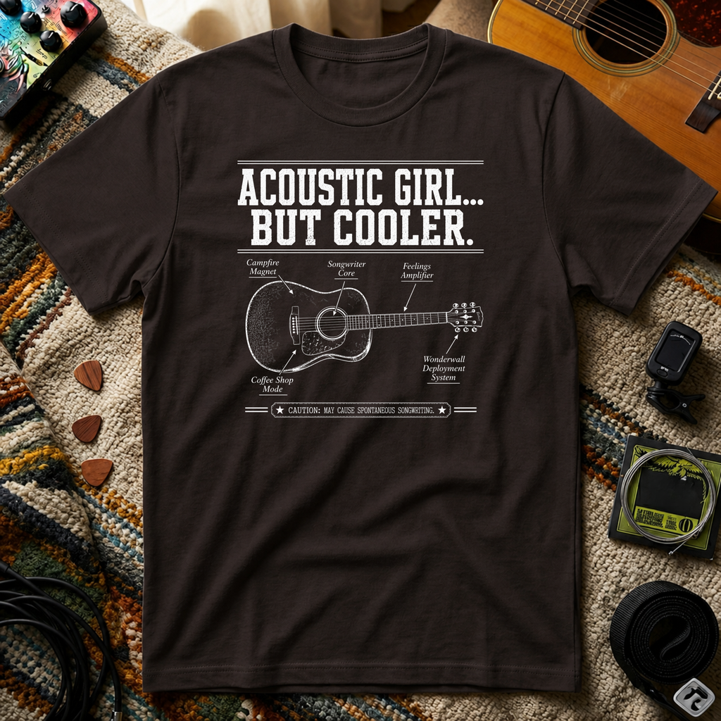 Acoustic Girl But Cooler T-Shirt