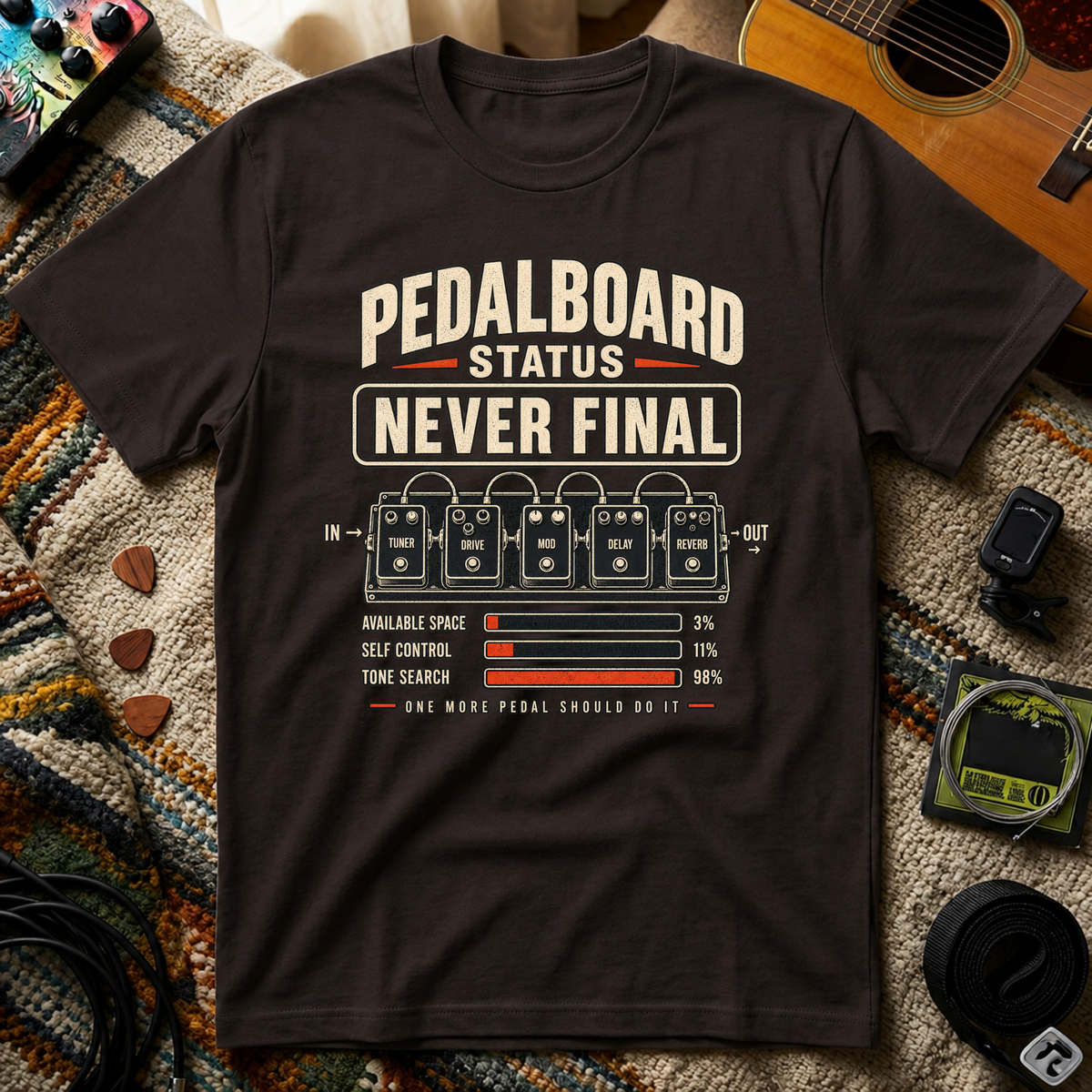 Pedalboard Status T-Shirt