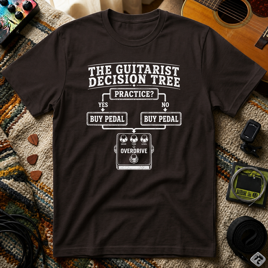 The Guitarist Decision Tree T-Shirt