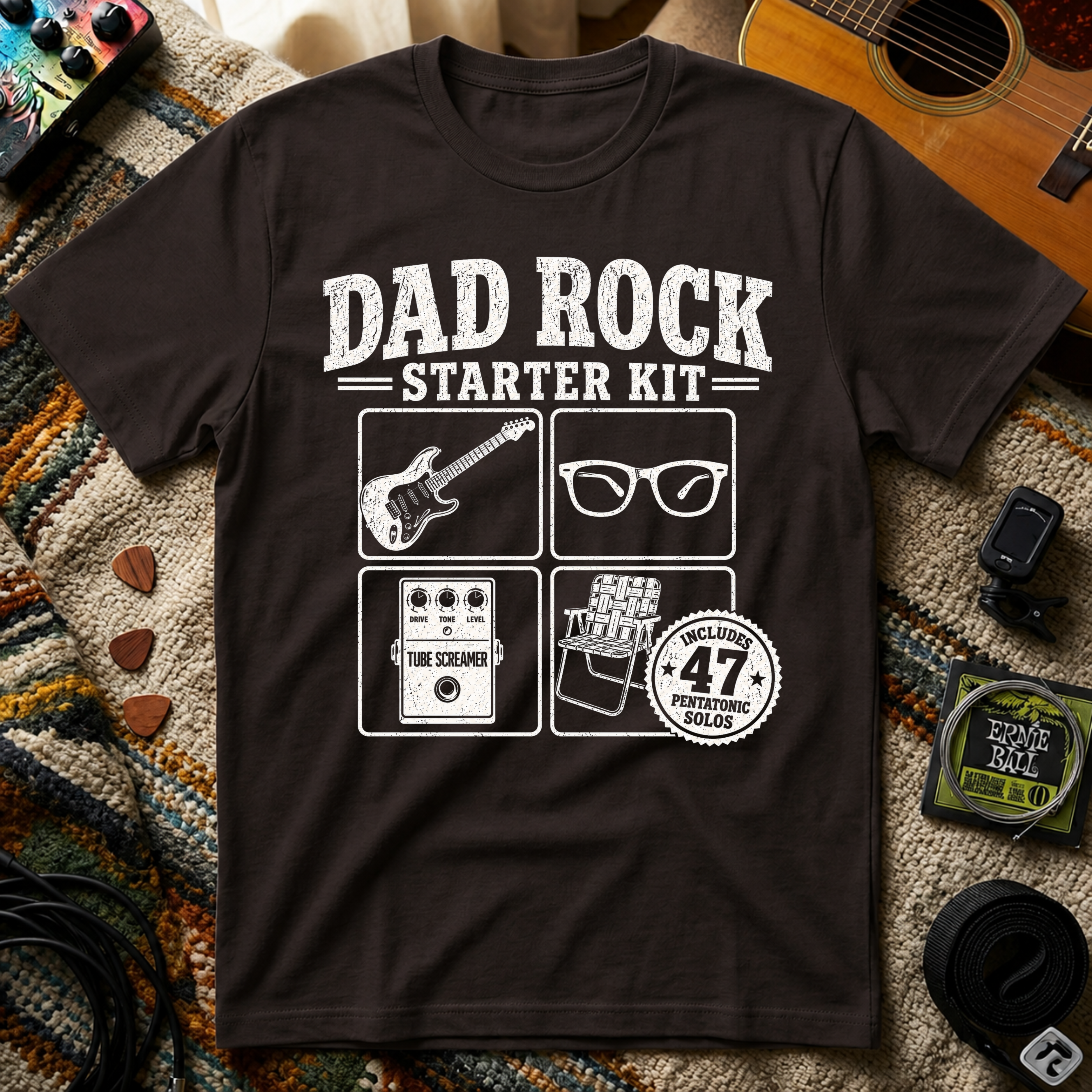 Dad Rock Starter Kit T-Shirt