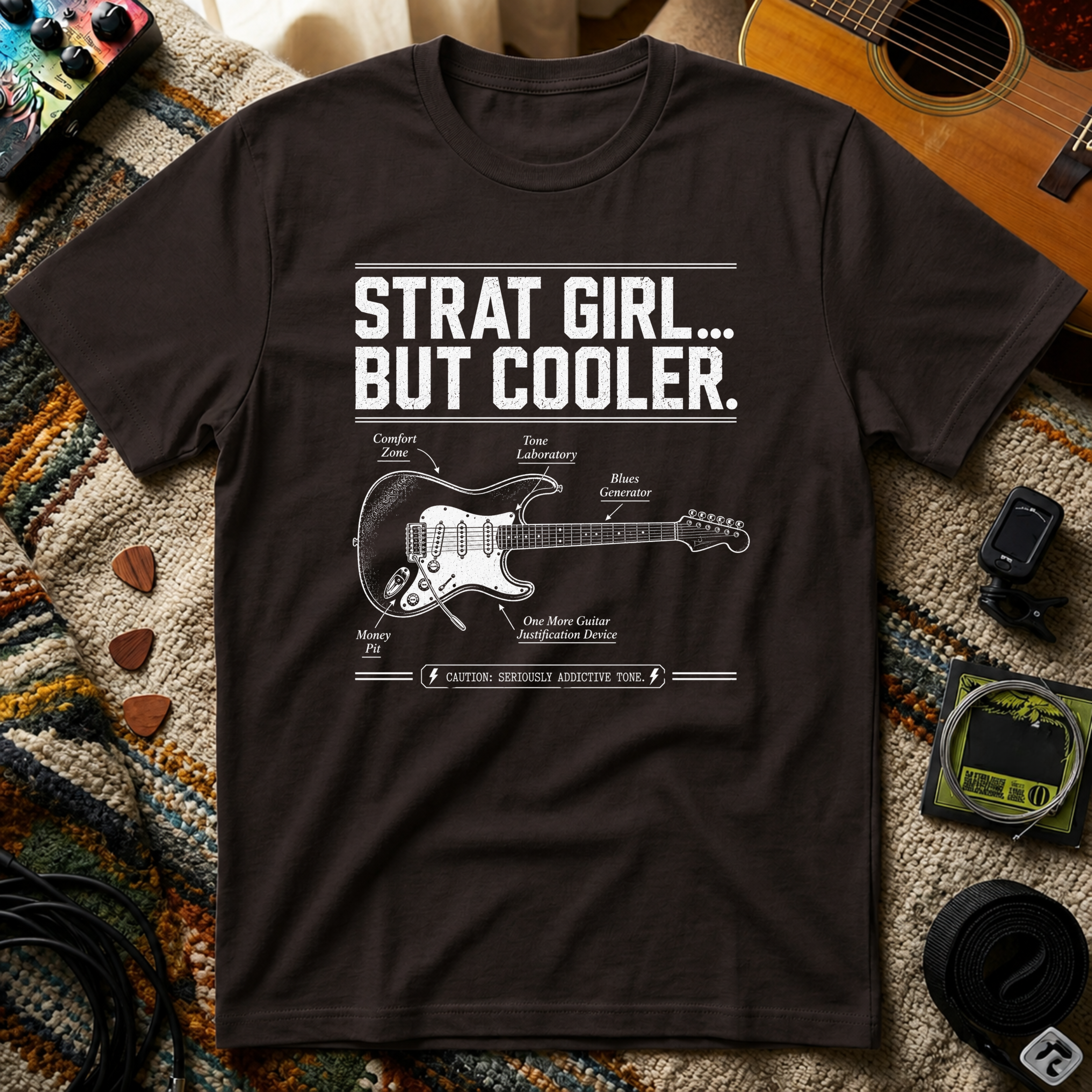 Strat Girl But Cooler T-Shirt