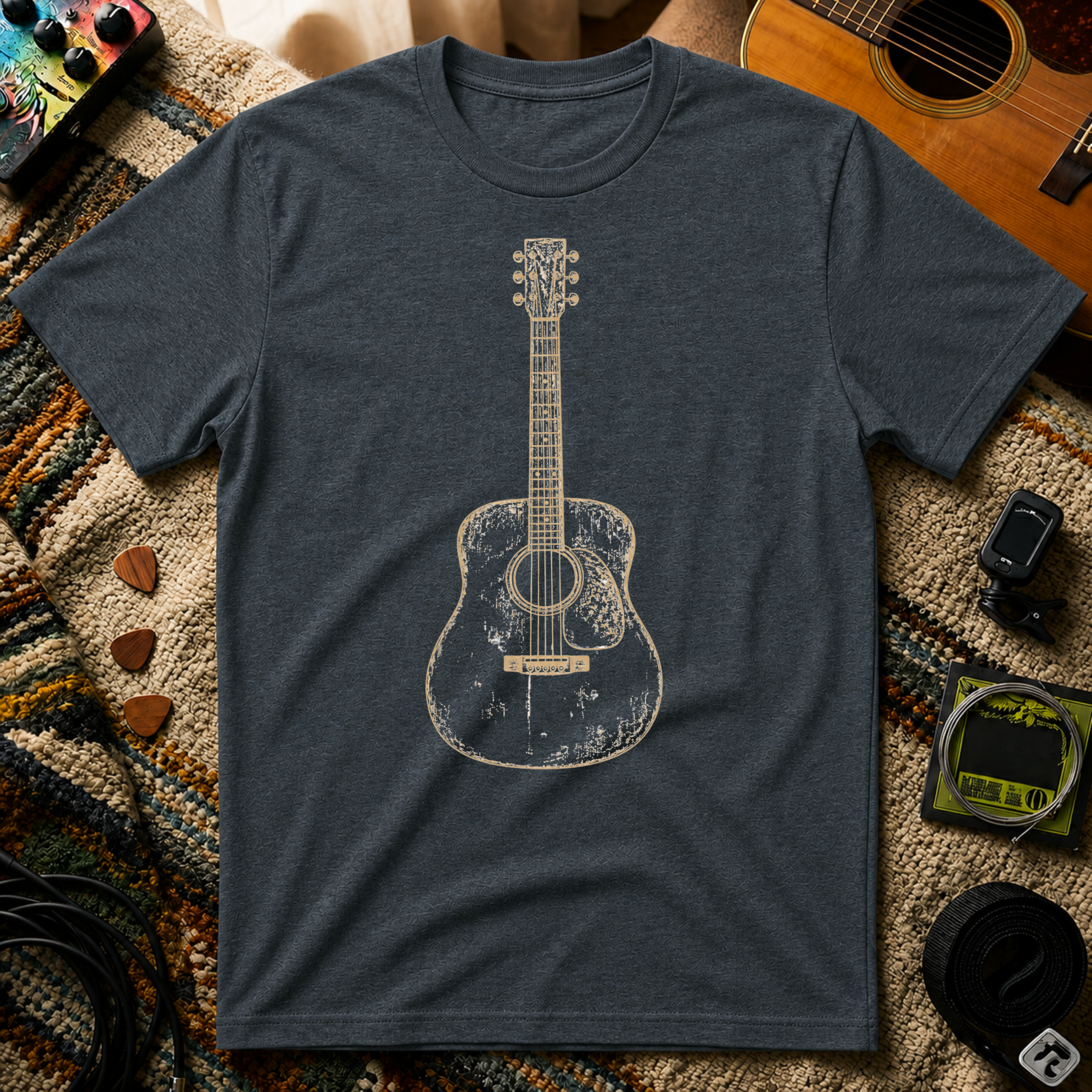 Faded Guitar T-Shirt
