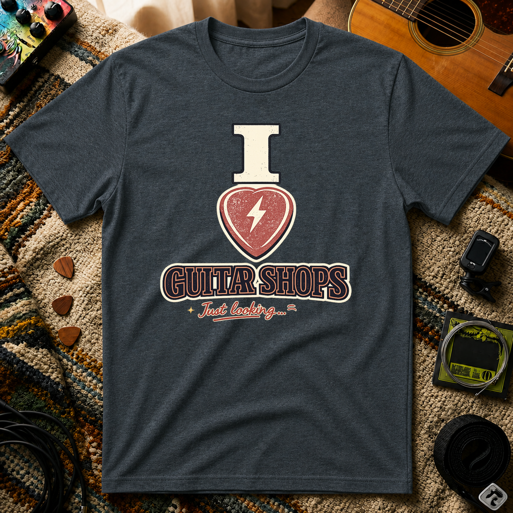 I ❤️ Guitar Shops T-Shirt