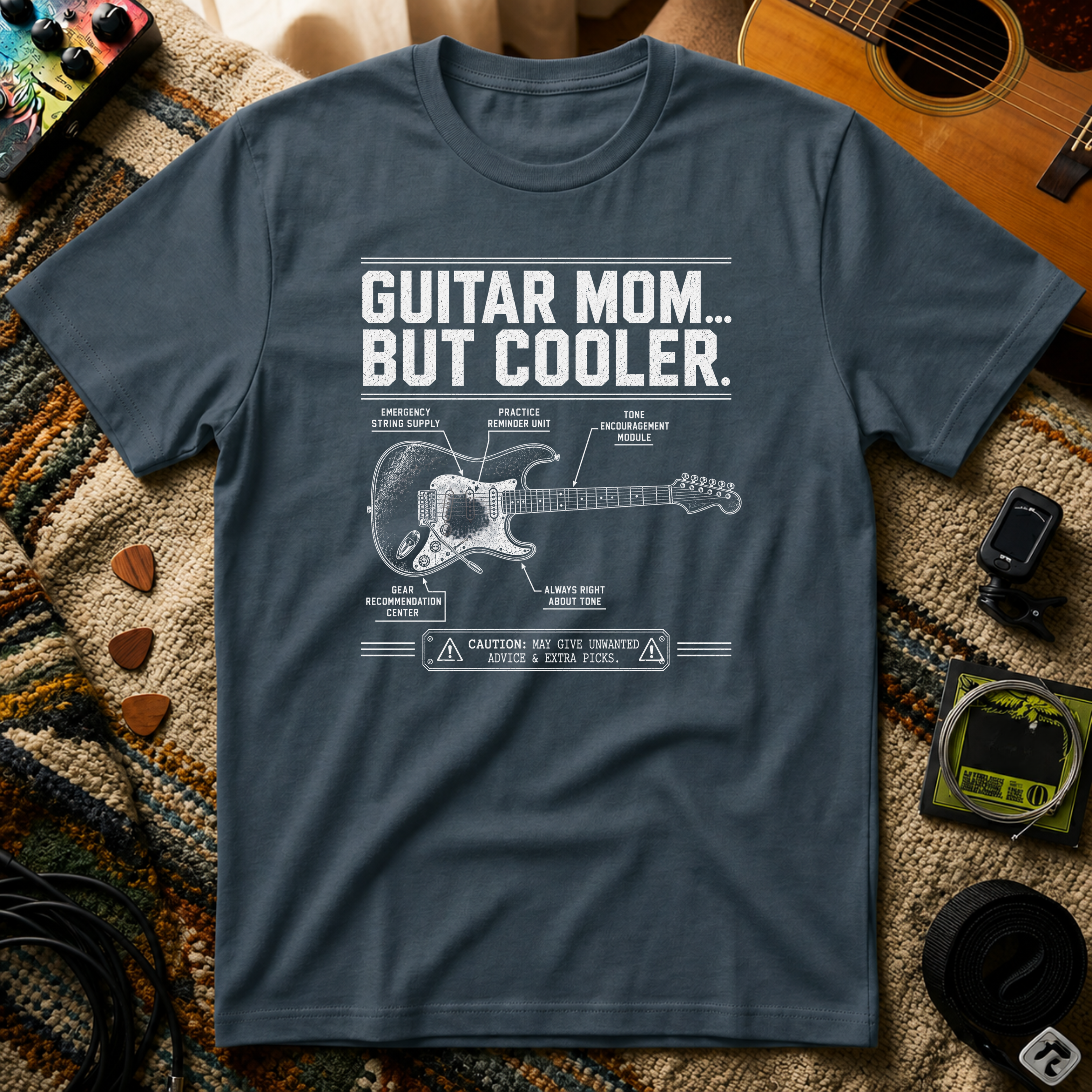 Guitar Mom But Cooler T-Shirt