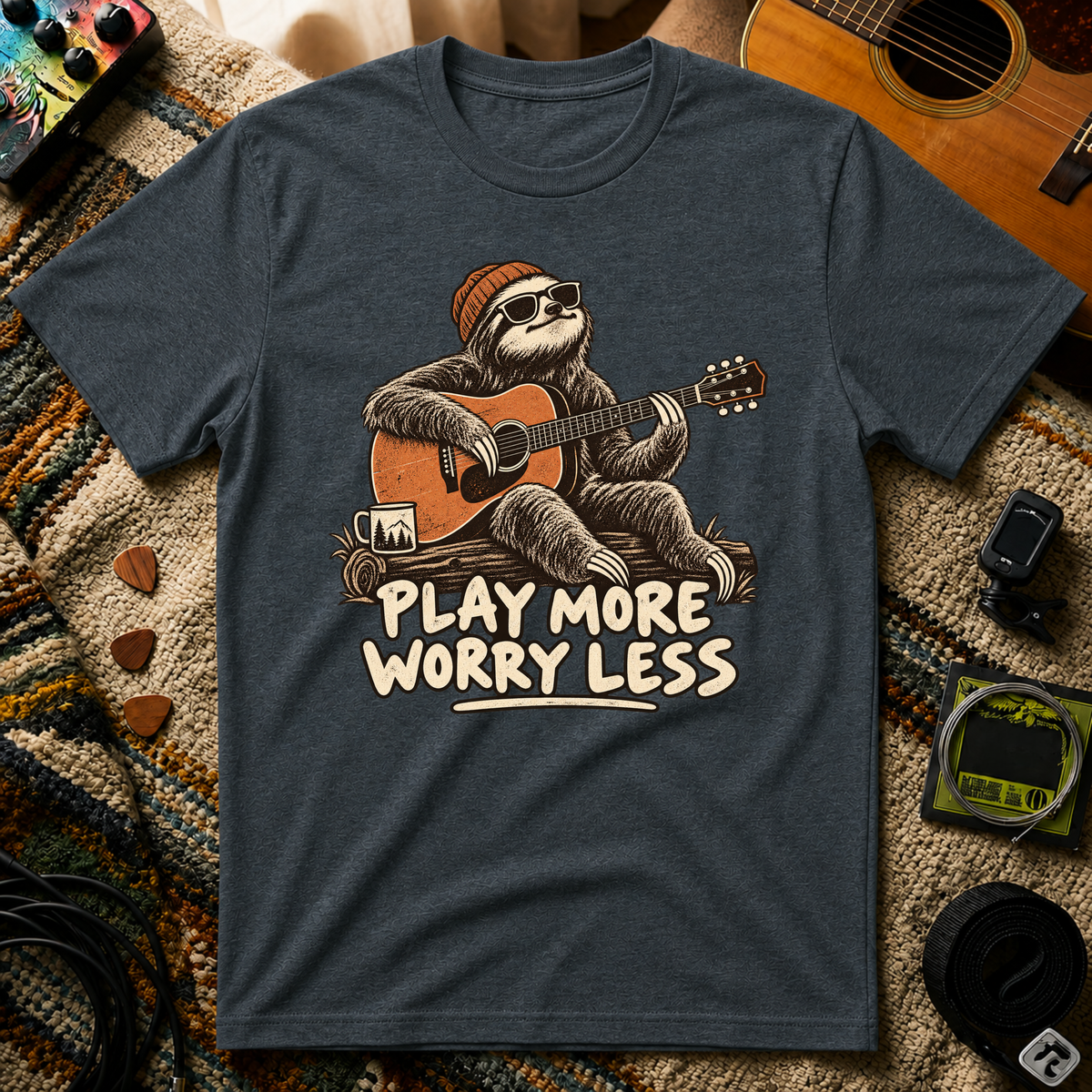 Play More Worry LessT-Shirt