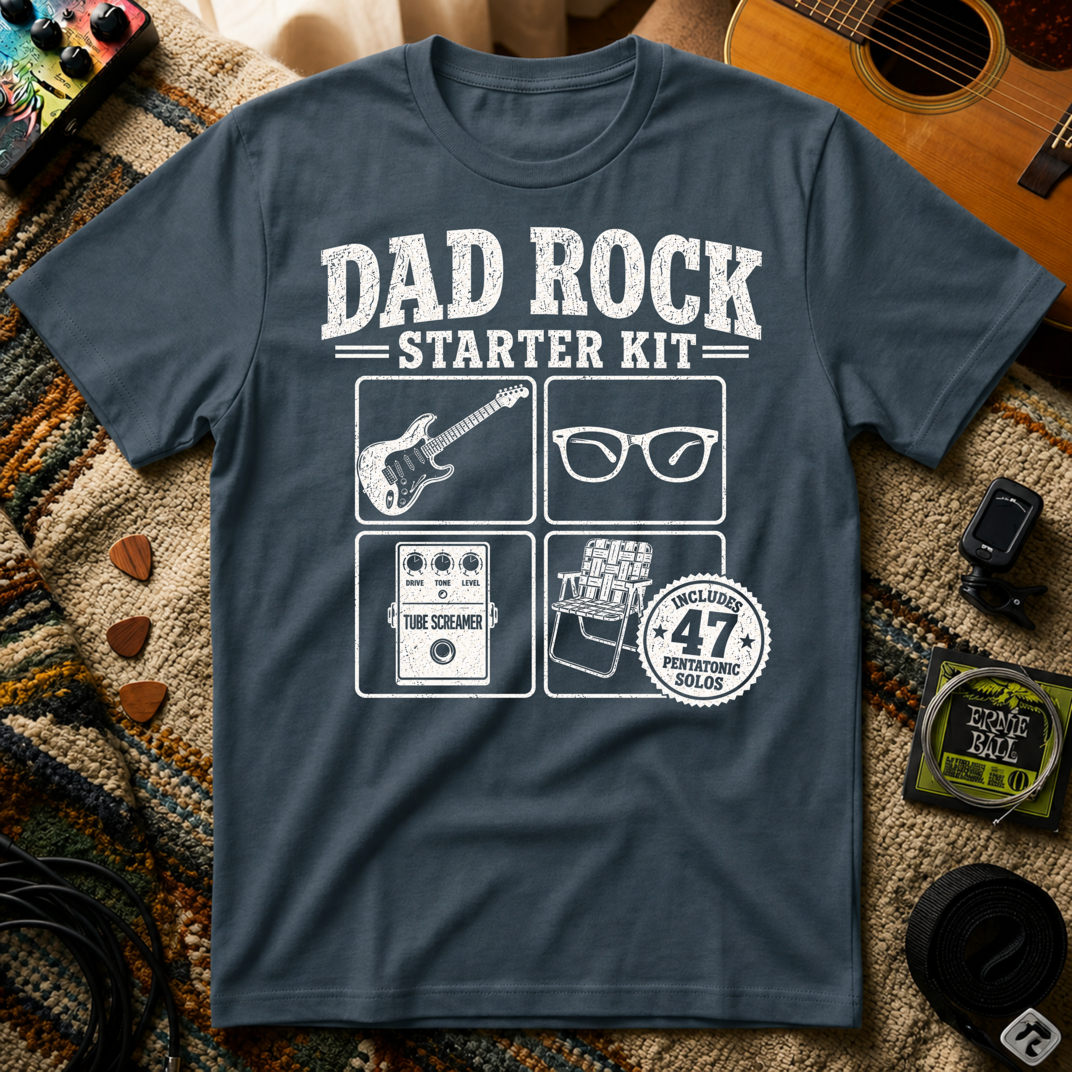 Dad Rock Starter Kit T-Shirt
