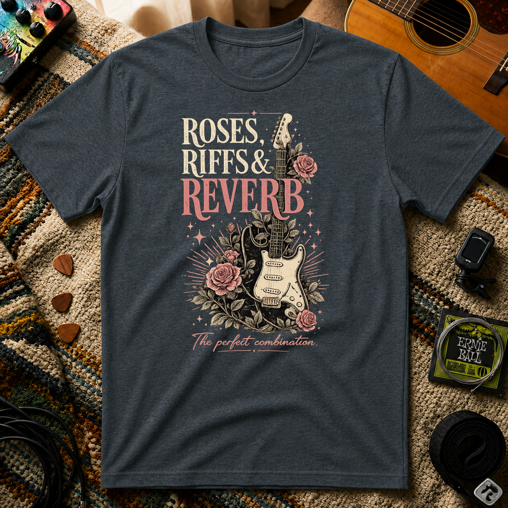 Roses Riffs & Reverb T-Shirt