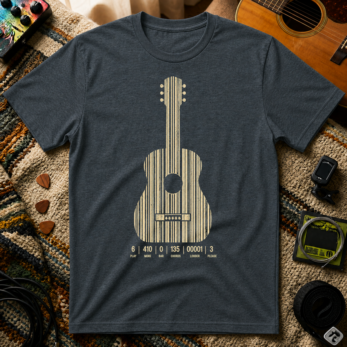 Guitar Bar Code T-Shirt